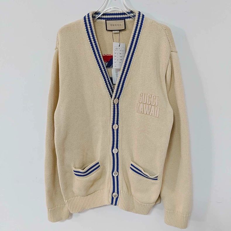 Gucci Gucci Logo knitted cardigan on the back 2505-Nextarrow Size US L / EU 52-54 / 3 - 1 Thumbnail