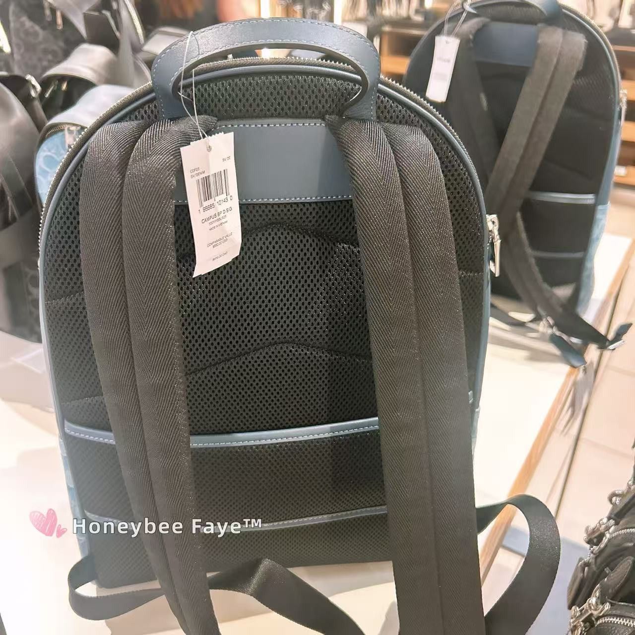 Coach Taylor Backpack In Signature Denim CDF23 Size ONE SIZE - 4 Thumbnail