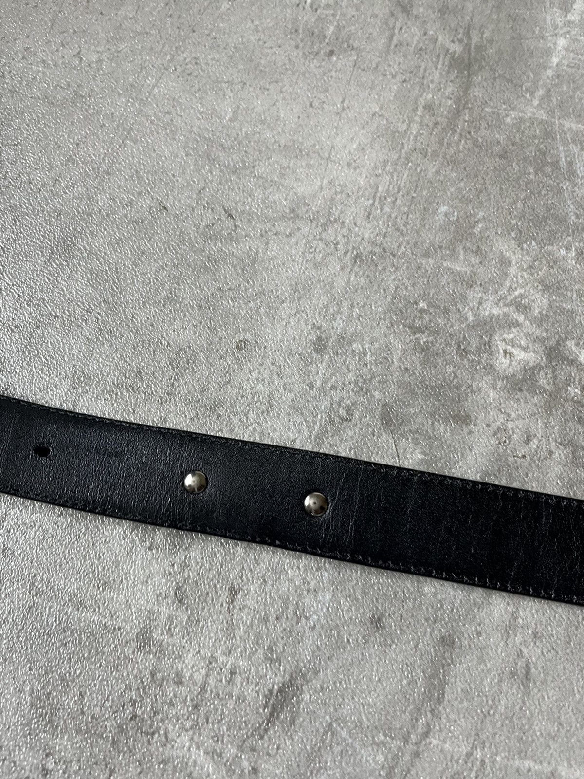 Helmut Lang Helmut Lang vintage leather belt archival black Size ONE SIZE - 10 Thumbnail