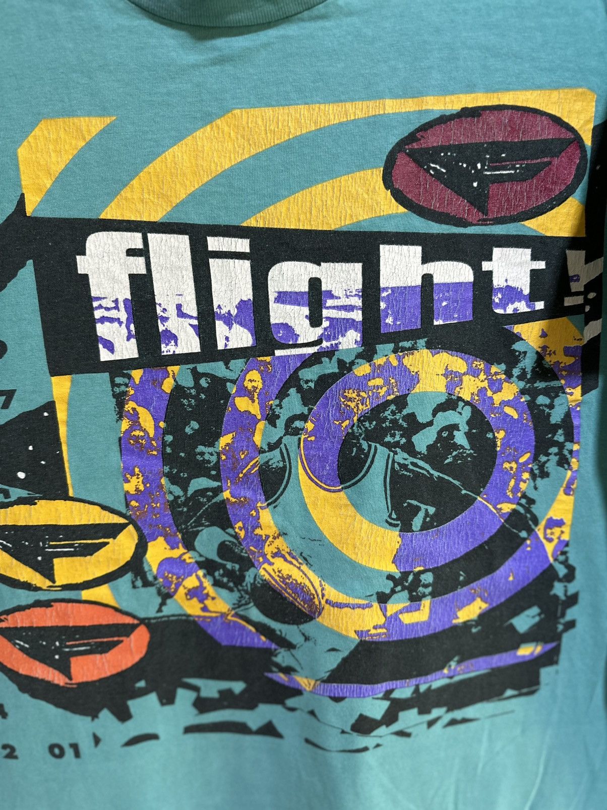 Nike Vintage Nike Flight Faded Tee Size US L / EU 52-54 / 3 - 2 Thumbnail
