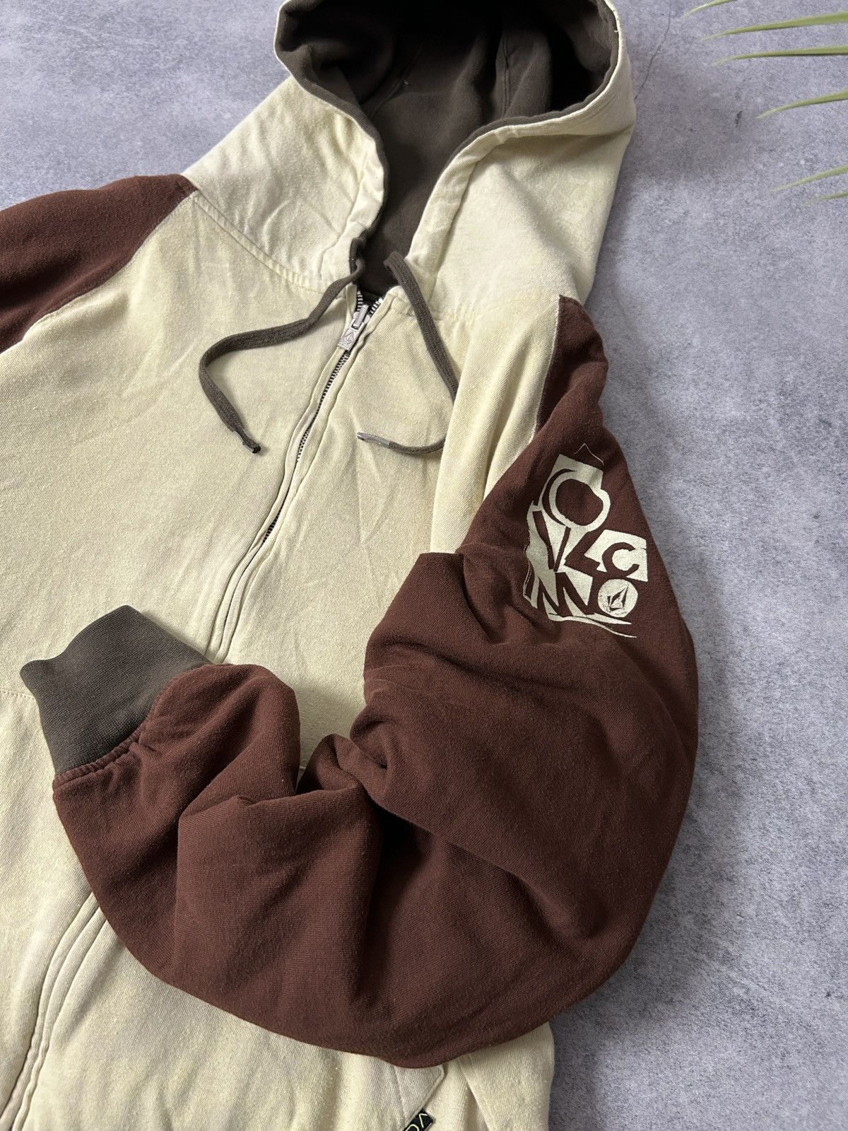 Volcom Volcom reversible brown baggy hoodies mens y2k Size US M / EU 48-50 / 2 - 6 Thumbnail