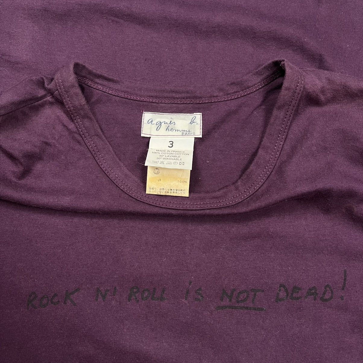 agnes b. Agnes B Rock n’ Roll Is Not Dead! Longsleve Size US L / EU 52-54 / 3 - 6 Thumbnail