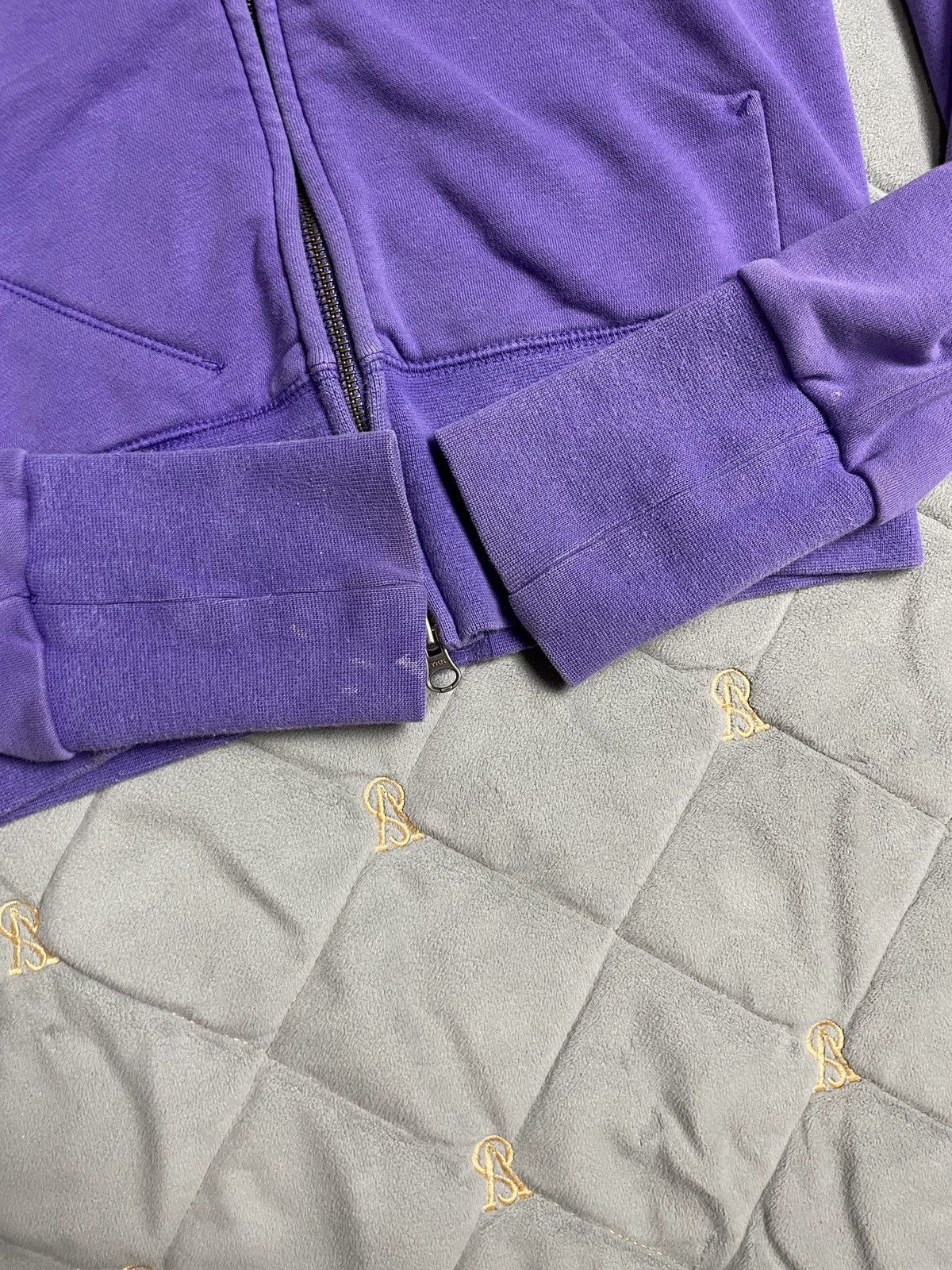 Vintage Vintage Y2K Nike Mini Swoosh Zip Hoodie Purpel Size S / US 4 / IT 40 - 4 Thumbnail