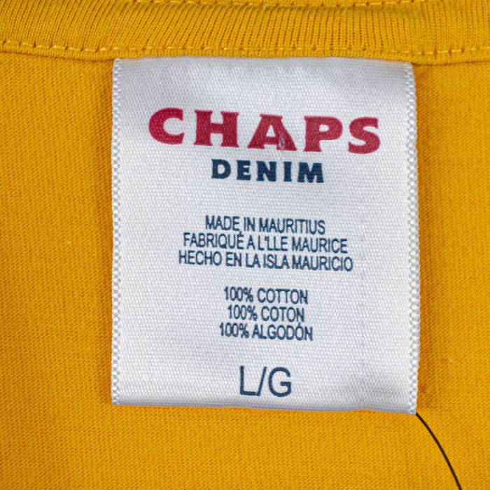 Vintage Y2K Chaps Denim True American Brand Spell Out TShirt Grailed