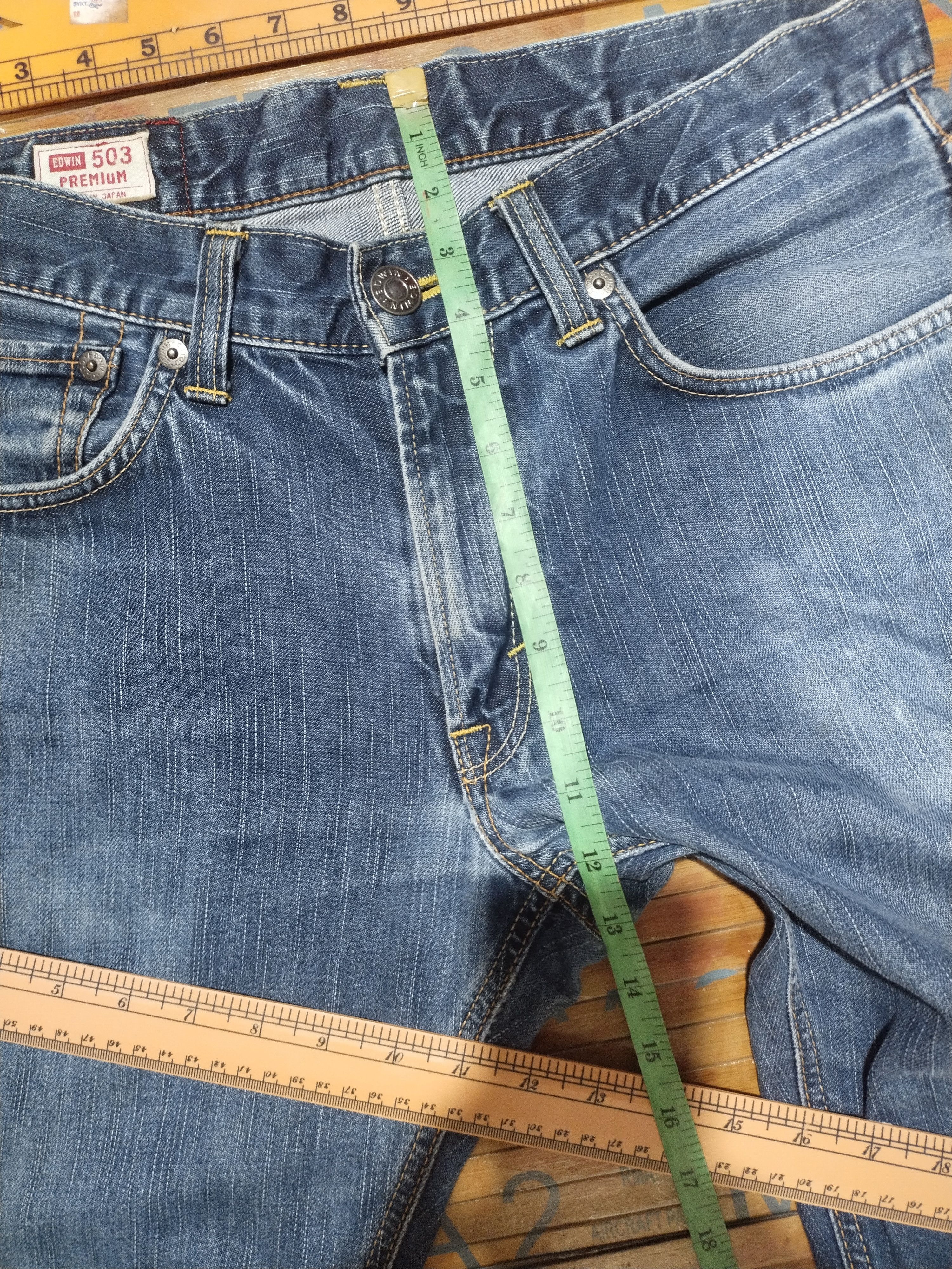 Edwin × Japanese Brand × Vintage Edwin 503 Premiun Sz 32" Size US 32 / EU 48 - 4 Thumbnail