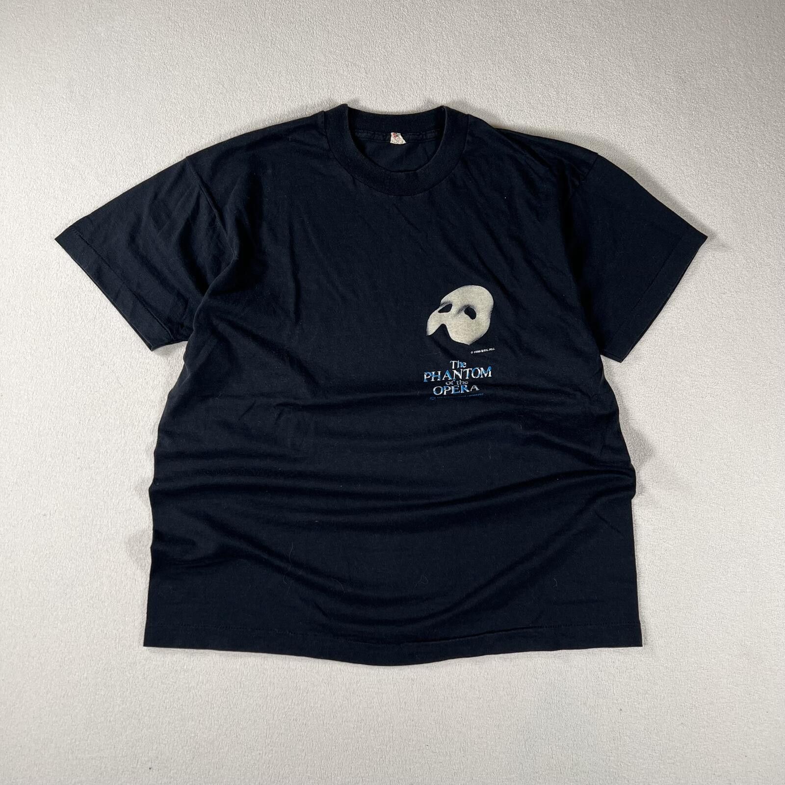 Other Vintage 1980s Phantom Of The Oprea Mask T Shirt Size US L / EU 52-54 / 3 - 1 Thumbnail