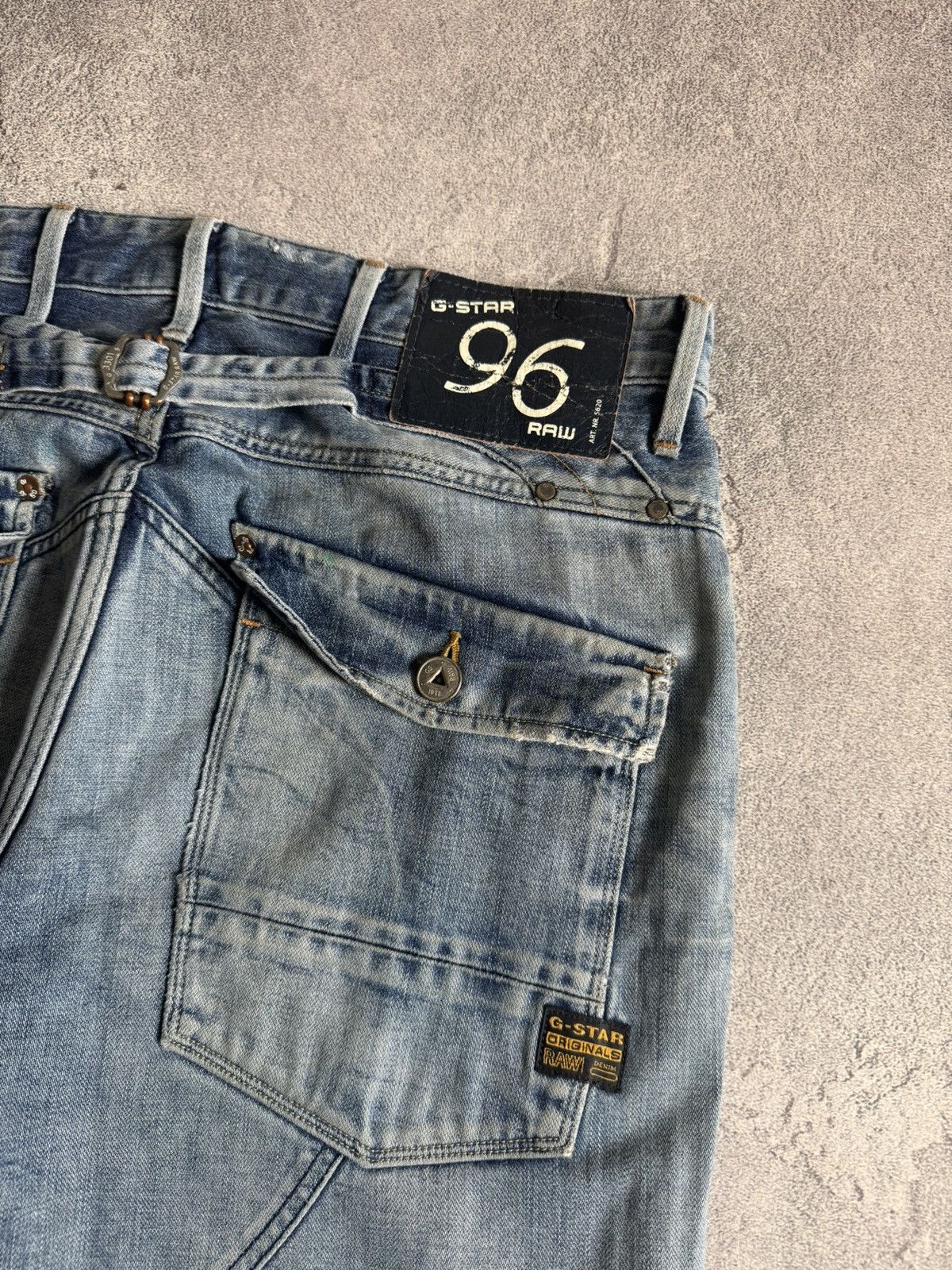 G-Star G star raw 36/36 elwood heritage embro baggy pants jeans y2k Size US 36 / EU 52 - 4 Thumbnail