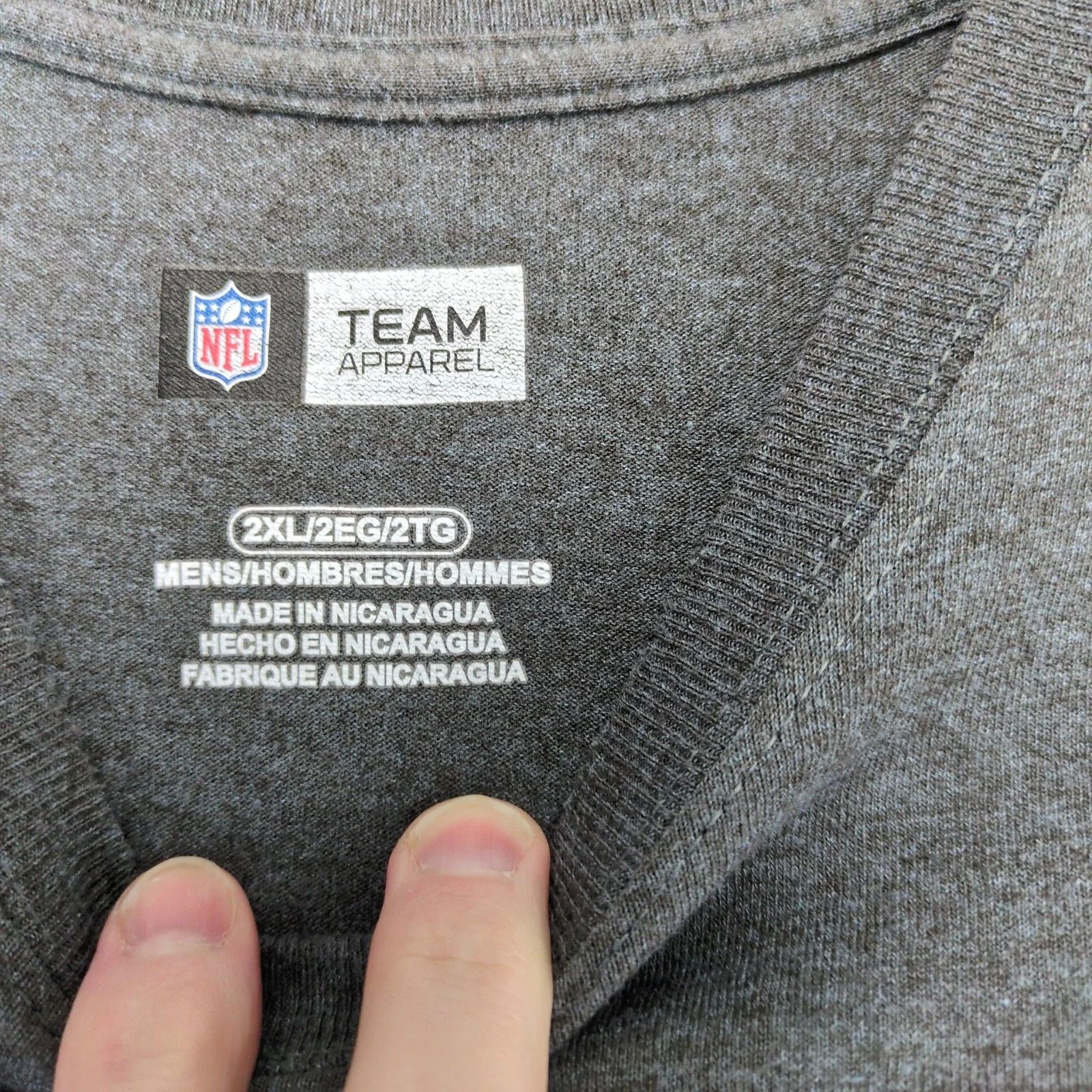 NFL Los Angeles Rams Gray T-Shirt Men's 2XL NFL Team Apparel Size US XXL / EU 58 / 5 - 3 Thumbnail