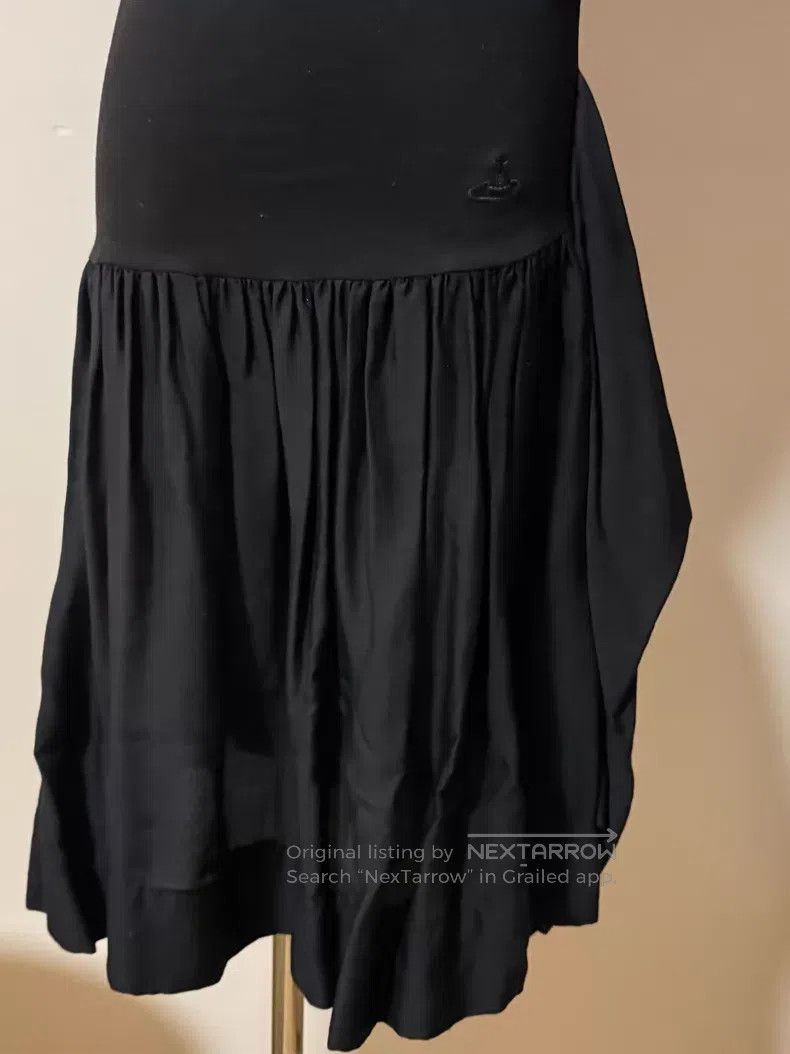 Vivienne Westwood Vivienne Westwood Saturn Embroidery Odd Dip-Dyed Black Dre Size M / US 6-8 / IT 42-44 - 4 Thumbnail