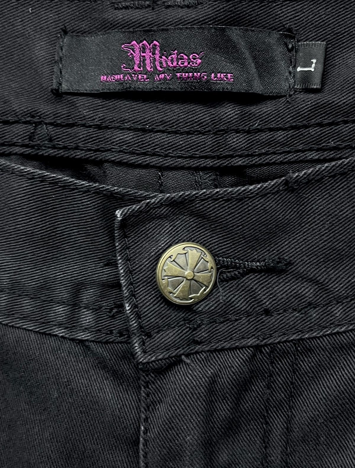 KMRii × Le Grande Bleu (L.G.B.) × Seditionaries 💥🔥MIDAS Seditionaries Punk Bondage Multipocket FLARE Pants Size US 31 - 12 Thumbnail
