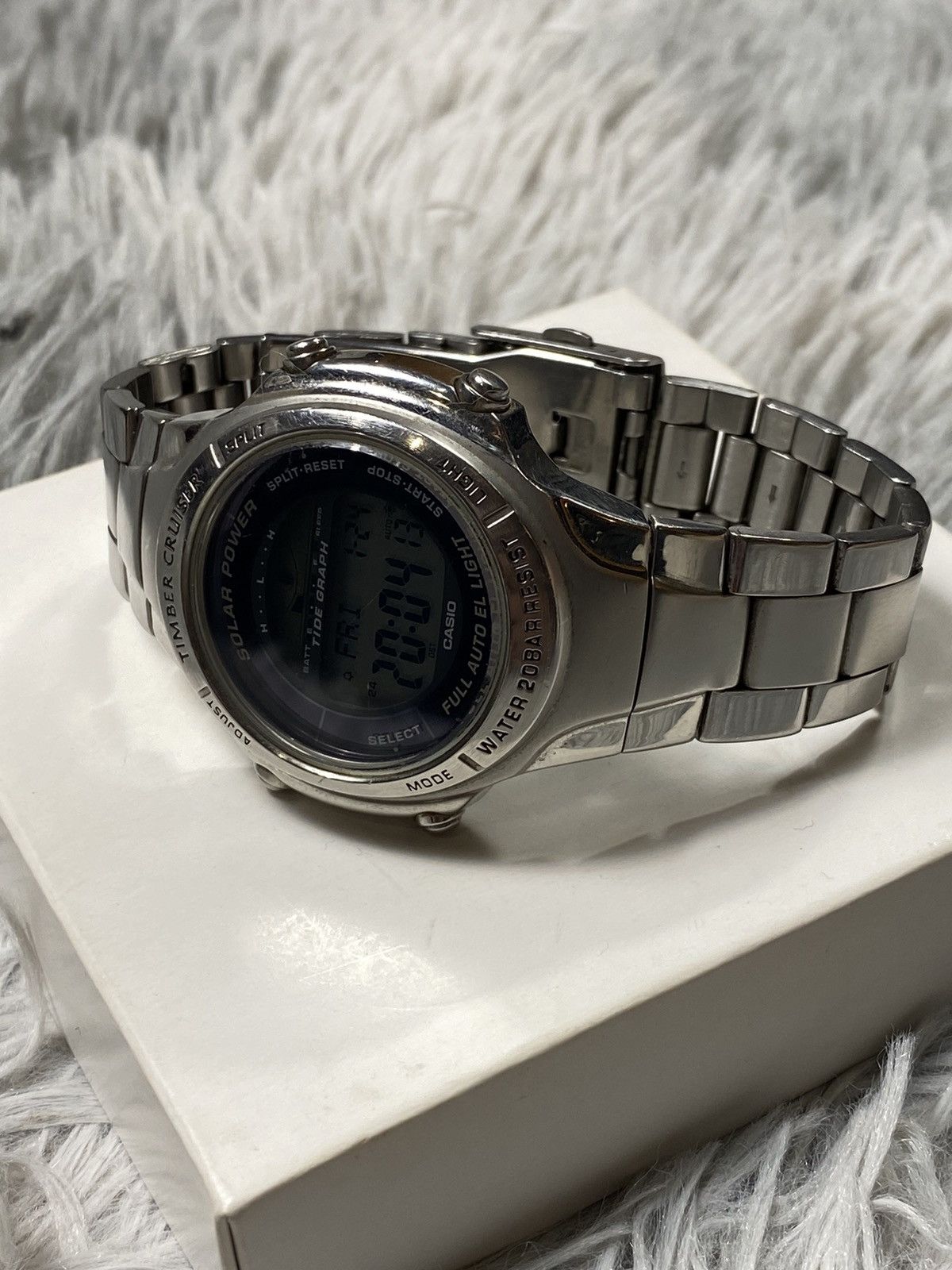 Casio × Japanese Brand × Vintage Casio Timber Cruiser Solar Watch - Tide Graph 20BAR Size ONE SIZE - 4 Thumbnail
