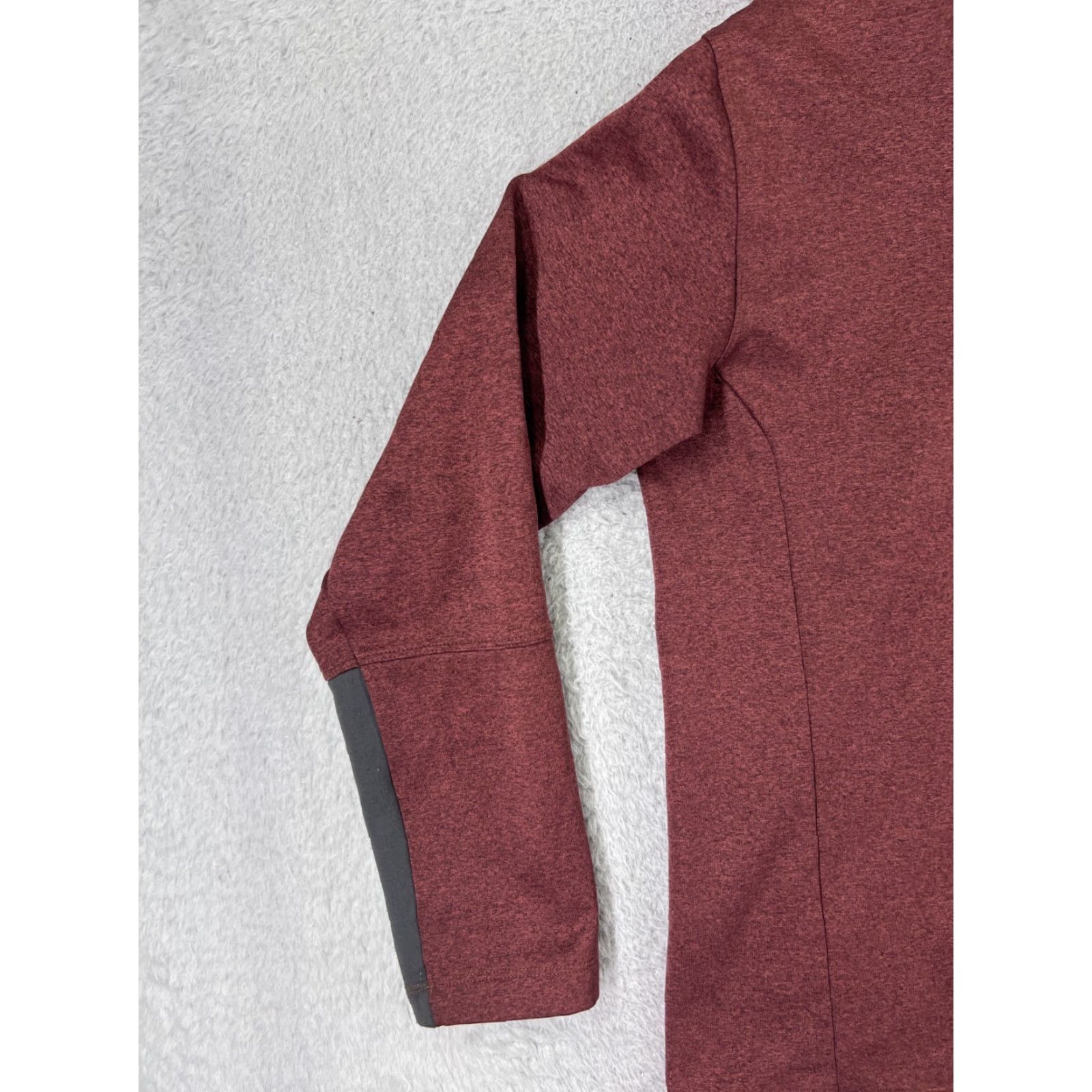 The North Face The North Face Sweater Mens Large Red 1/4 Zip Pullover Long Sleeve Polyester Knit Size US L / EU 52-54 / 3 - 7 Thumbnail