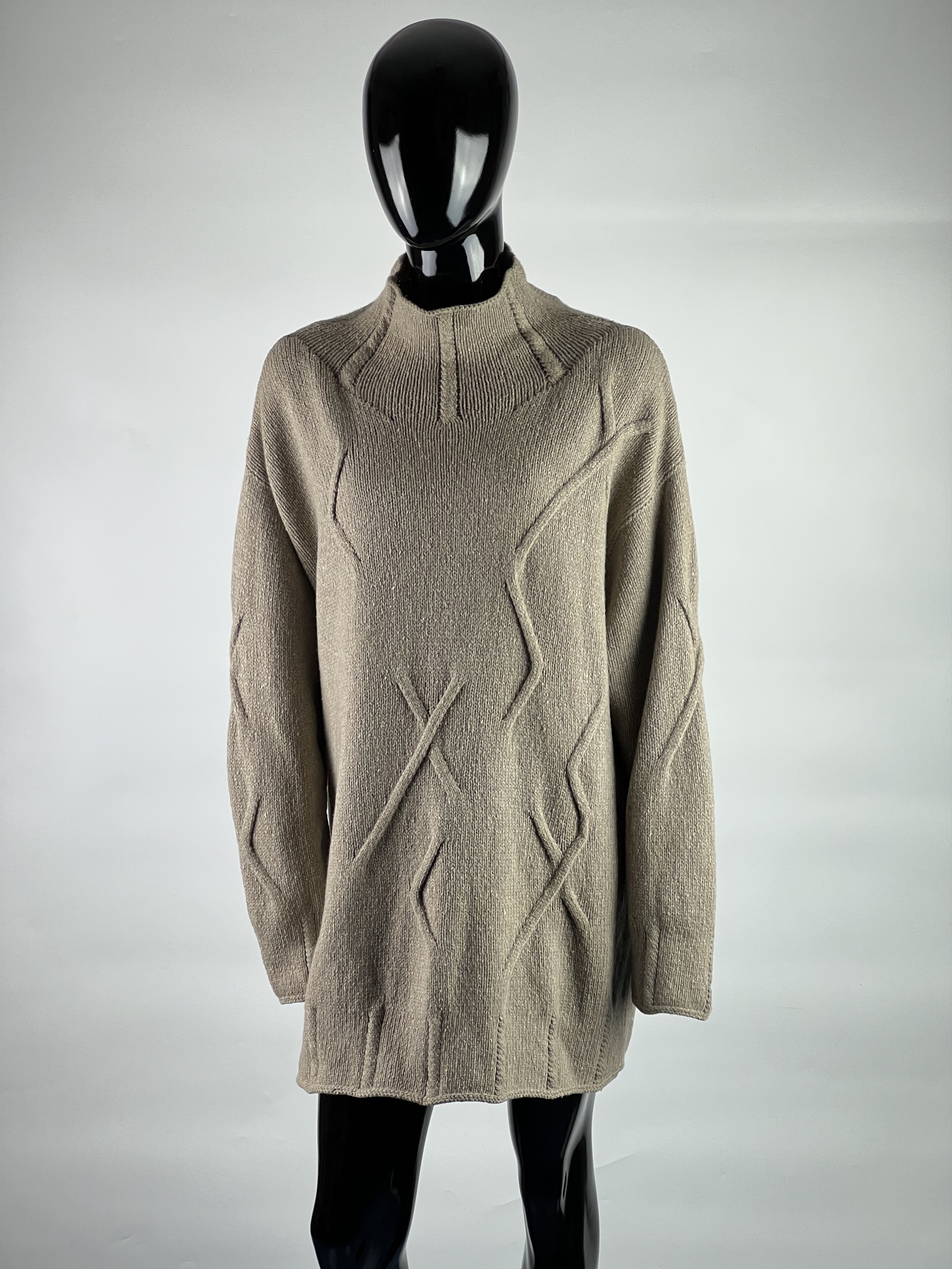 Brunello Cucinelli Brunello Cucinelli Rare VTG Wool Cashmere Silk Knit Sweater Size XL / US 12-14 / IT 48-50 - 1 Thumbnail