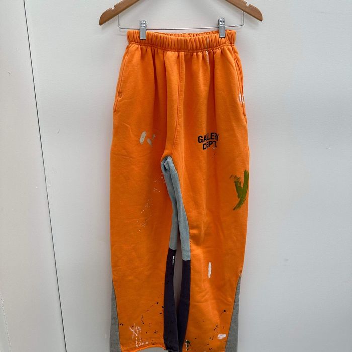Gallery Dept. Gallery Dept. Orange Flare Sweatpants Size L