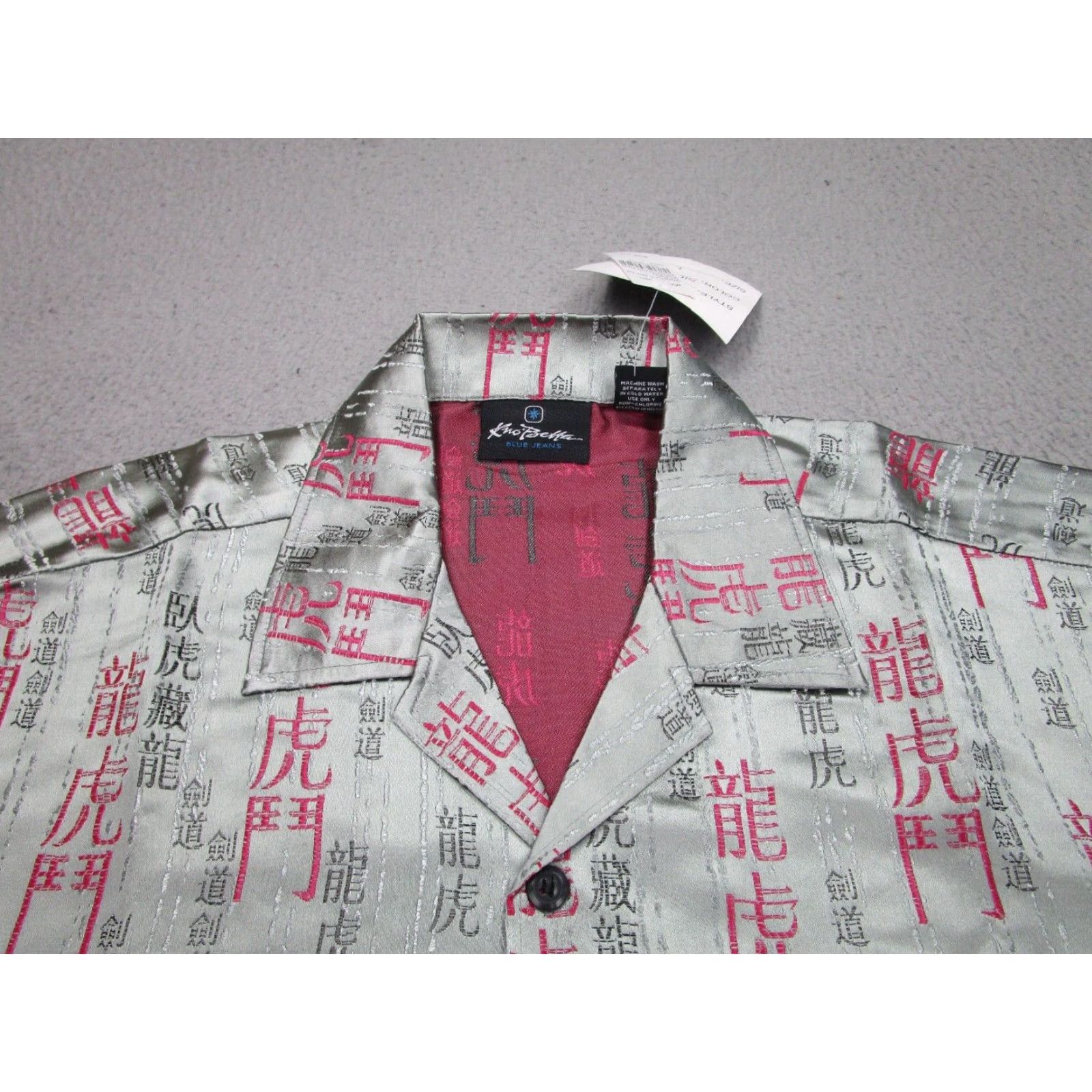 Vintage VINTAGE Kno Betta Shirt mens M Japanese Abstract Metallic Satin y2k All Over Size US M / EU 48-50 / 2 - 3 Thumbnail