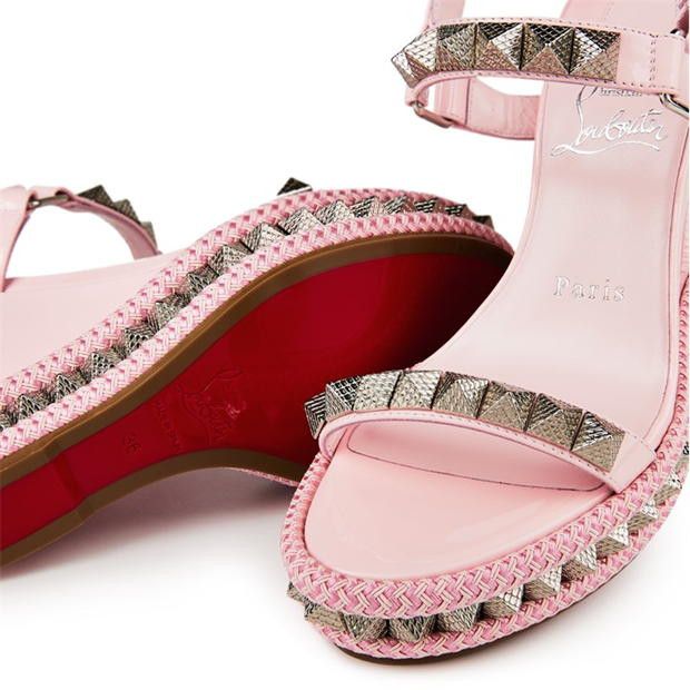 Christian Louboutin Pyraclou 110mm Espadrilles Size US 7 / IT 37 - 6 Thumbnail