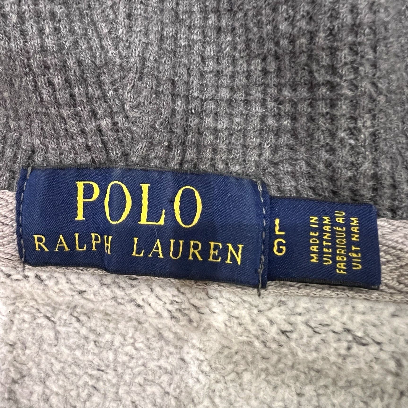 Polo Ralph Lauren Polo Ralph Lauren Hoodie Mens Size L Gray Full Zip Embroidered Pony Logo Size US L / EU 52-54 / 3 - 3 Thumbnail