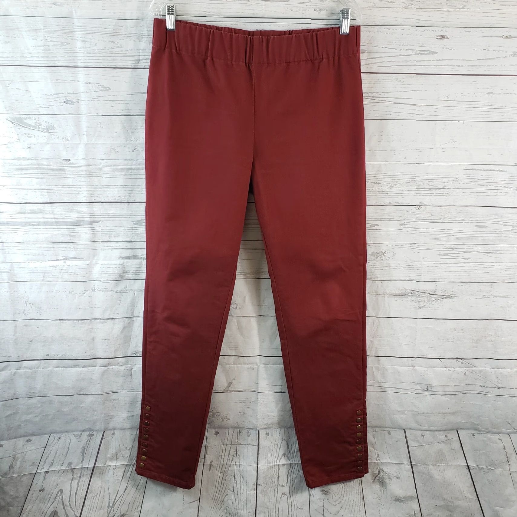 Soft Surroundings Soft Surroundings Womens Metro Legging Jeans Sz M Tall Brick Red Pull On Jeans Size 32" / US 10 / IT 46 - 2 Thumbnail