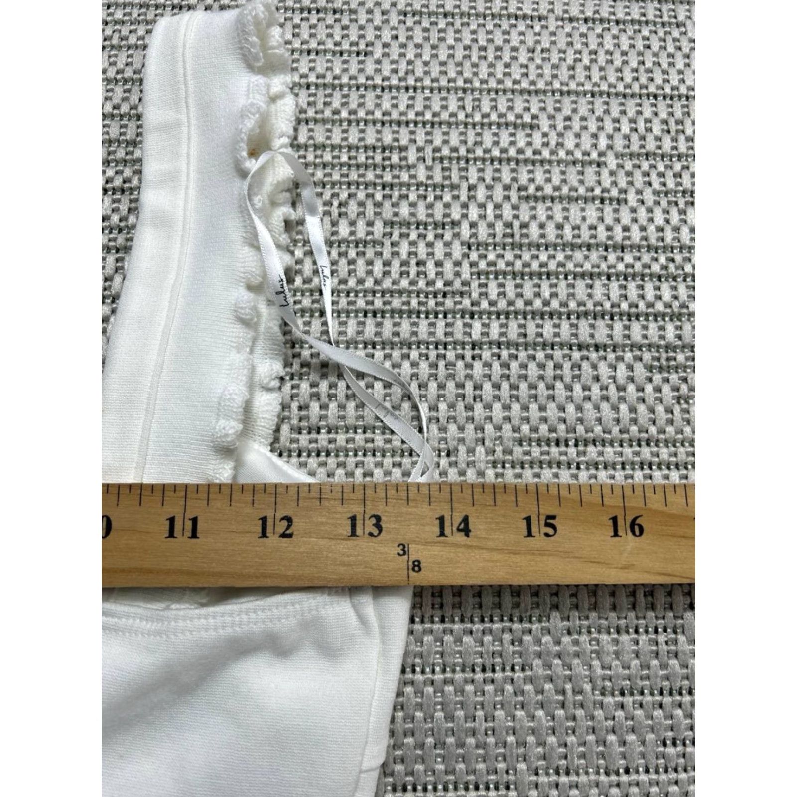 Lulus Lulus Bodycon Midi Dress Womens XS White Stretch Knit Square Neck Shirt? Size XS / US 0-2 / IT 36-38 - 6 Thumbnail