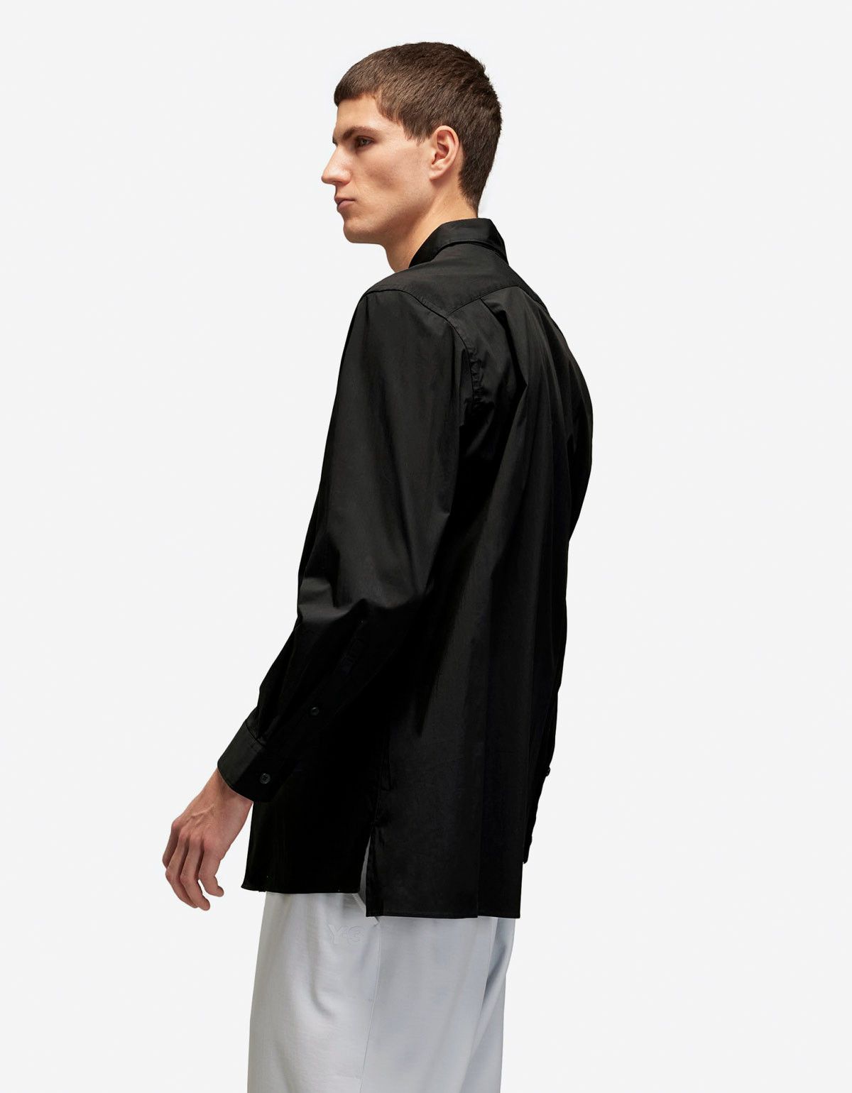 Y-3 Y-3 Black Pleated Pocket Shirt Size US XS / EU 42 / 0 - 5 Thumbnail
