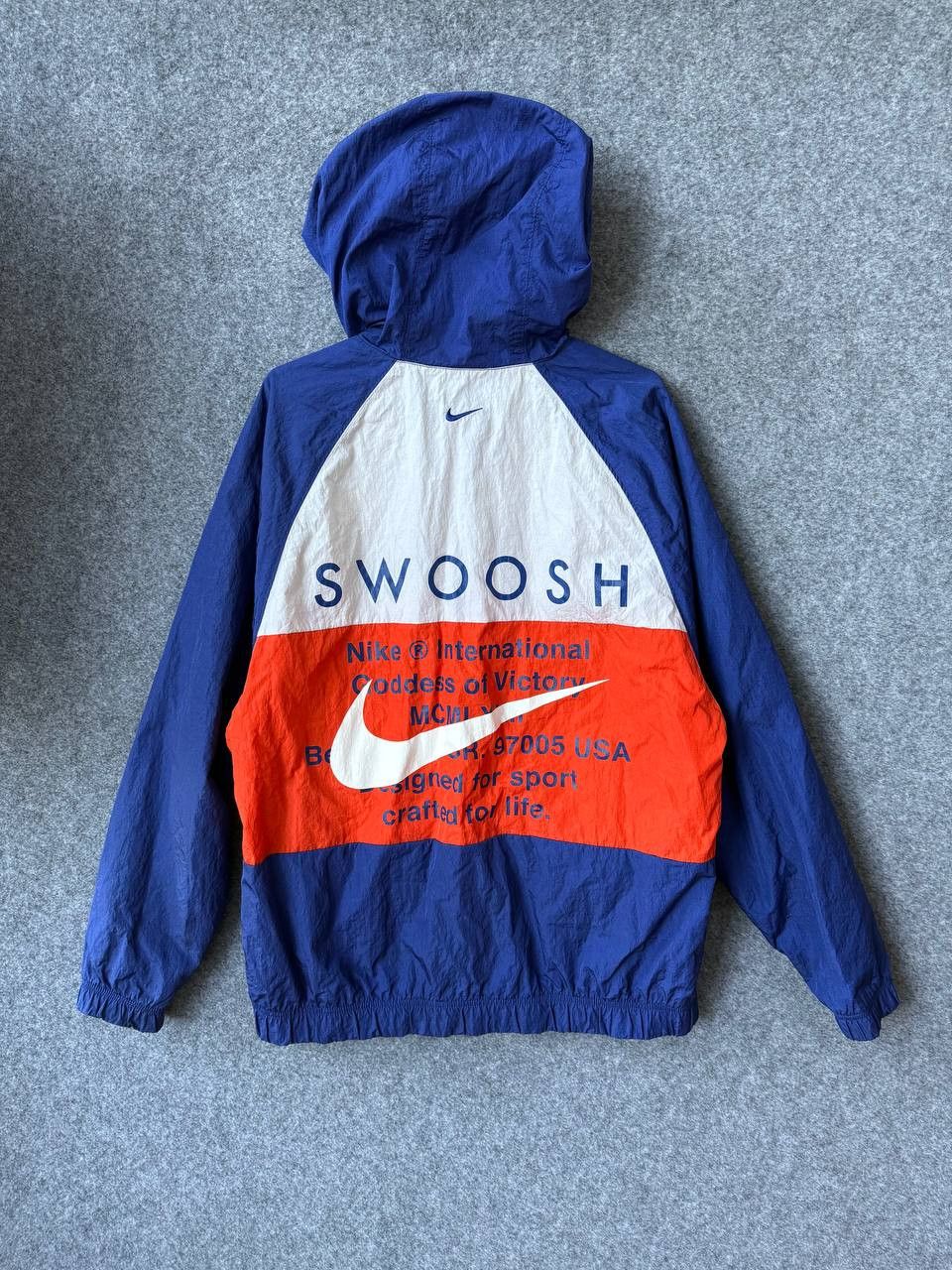 Nike Nike NSW Double Swoosh Mens Blue Orange Jacket Size M Size US M / EU 48-50 / 2 - 6 Thumbnail
