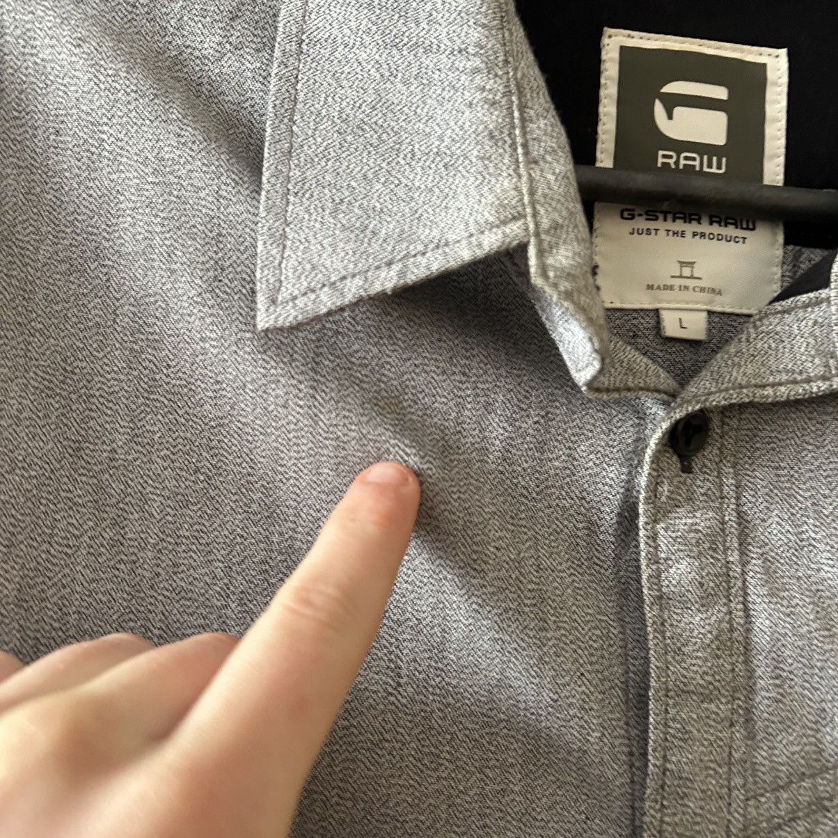 G-Star Vintage G-Star Raw Basic Streetwear designer button shirt Size US L / EU 52-54 / 3 - 5 Thumbnail