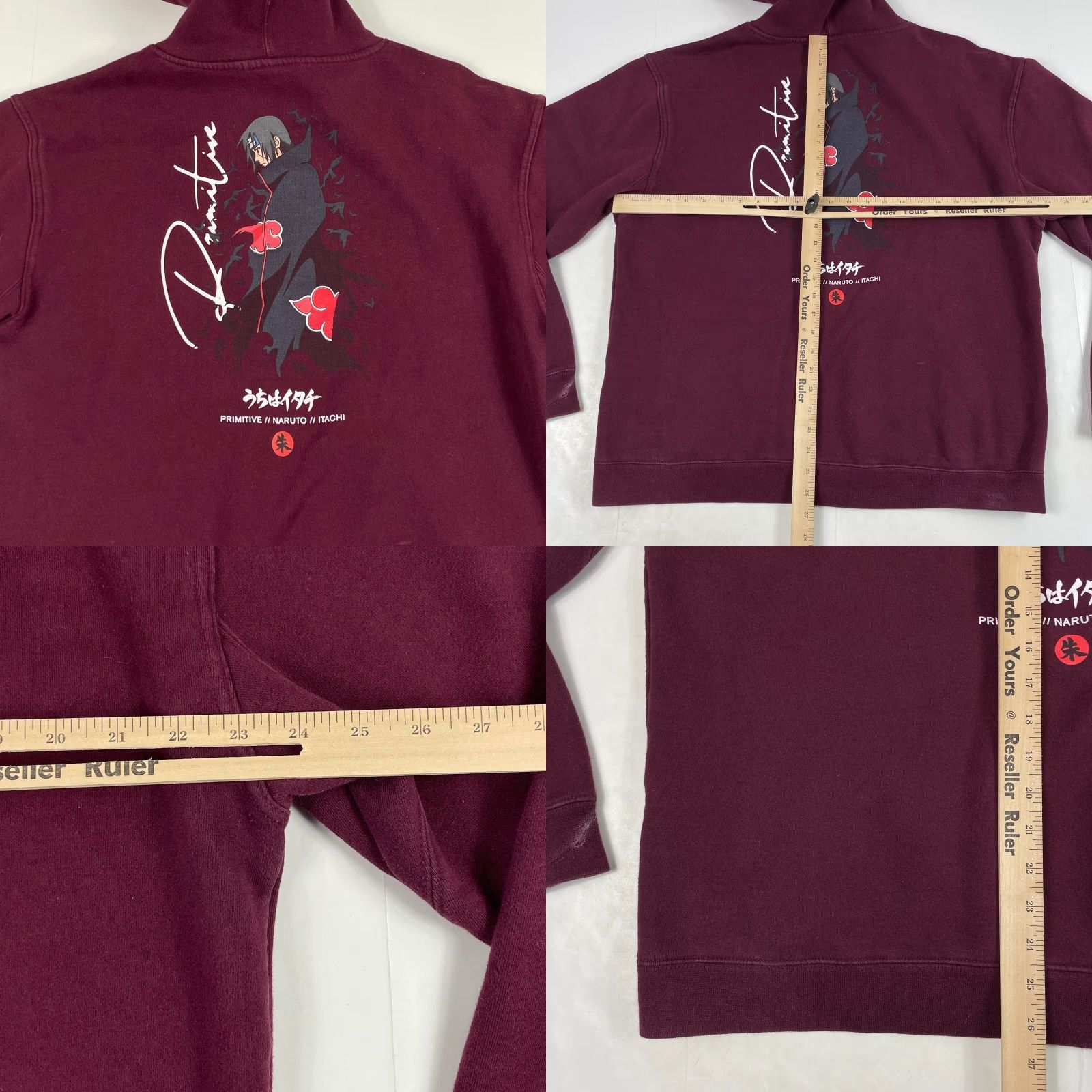 Primitive VINTAGE Primitive Hoodie Mens L Maroon Naruto Itachi Pullover Lined Skater Anime Gym Hoodie Mens Large Maroon Naruto Itachi Pullover Lined Size US L / EU 52-54 / 3 - 9 Thumbnail
