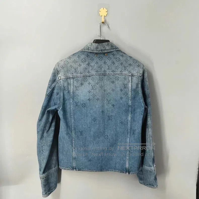 Louis Vuitton Louis Vuitton Gradient Monogram Denim Jacket. Size US M / EU 48-50 / 2 - 2 Thumbnail