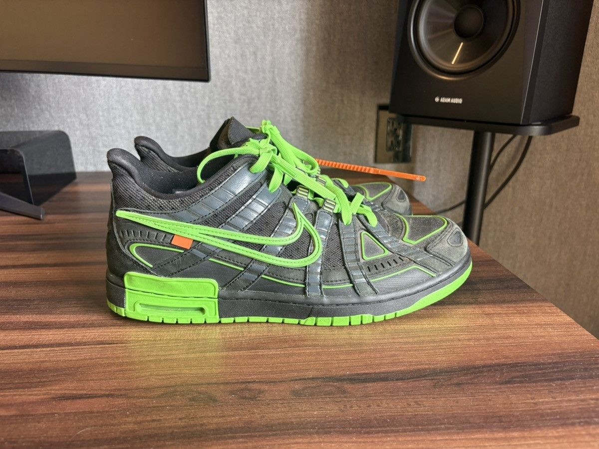 Nike × Off-White Off-White x Air Rubber Dunk 'Green Strike' Size US 12.5 / EU 45-46 - 2 Thumbnail