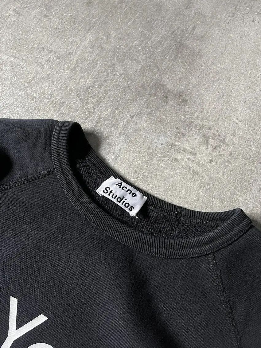 Acne Studios Acne Studios You First black sweatshirt Size US M / EU 48-50 / 2 - 3 Thumbnail