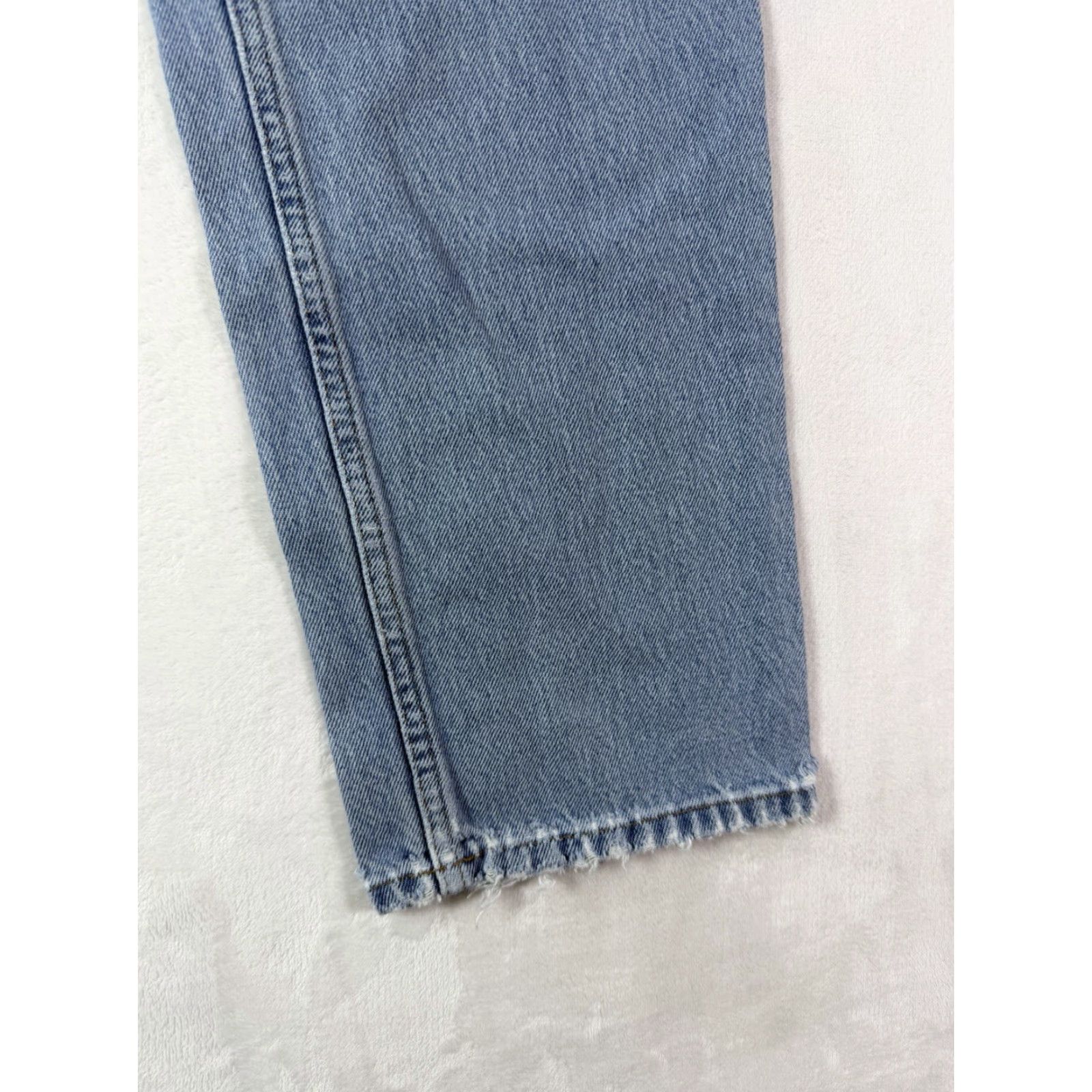 Vintage VINTAGE L.L.Bean Jeans Men Relaxed Fit 32x30 Blue Denim Workwear Straight 5-Pocket Distressed Pockets Logo Reg- Regular Mens Size US 32 / EU 48 - 4 Thumbnail