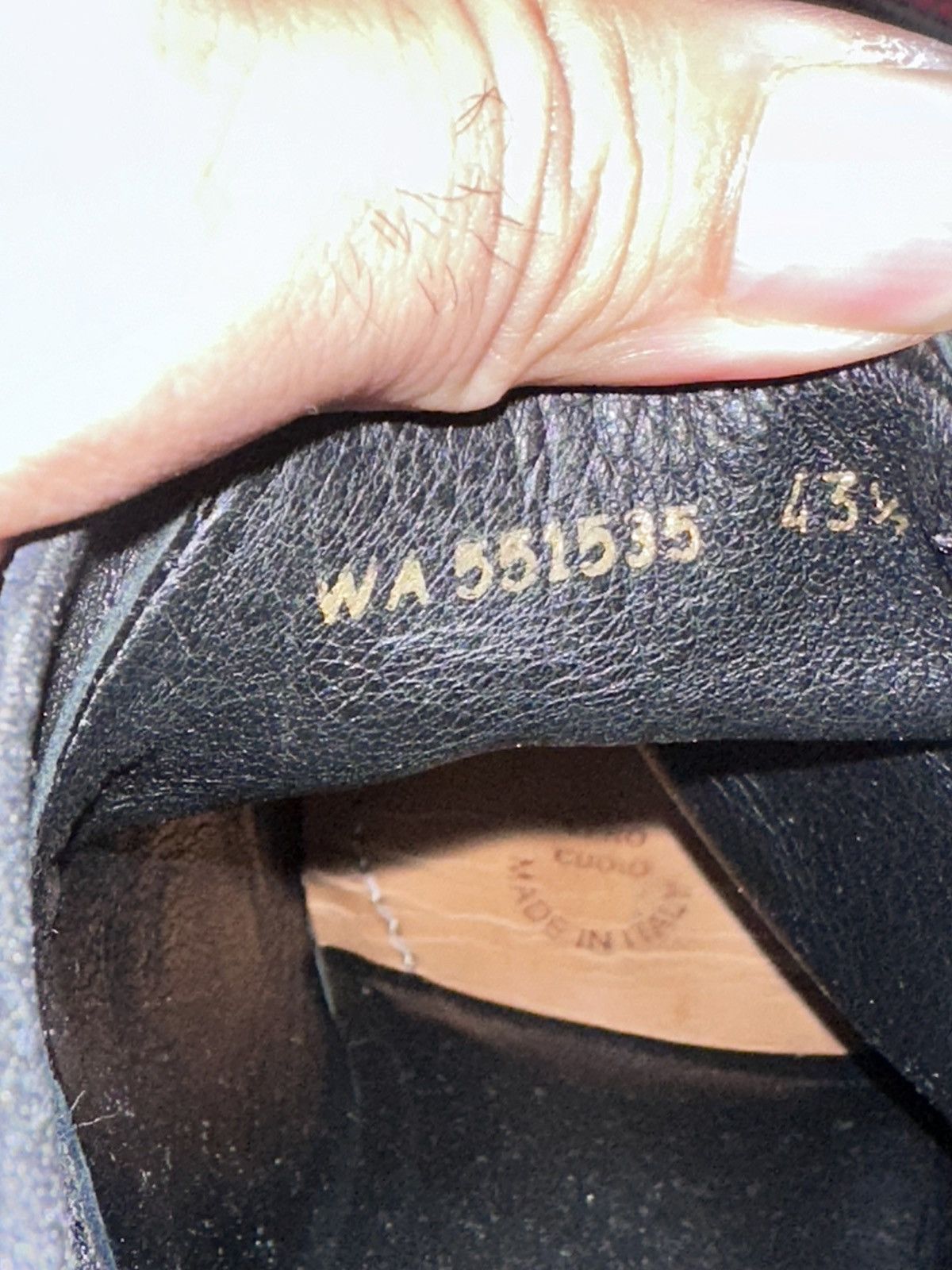 Hedi Slimane × Saint Laurent Paris SLP Black Ostrich Chelsea Boot Size US 10.5 / EU 43-44 - 10 Thumbnail