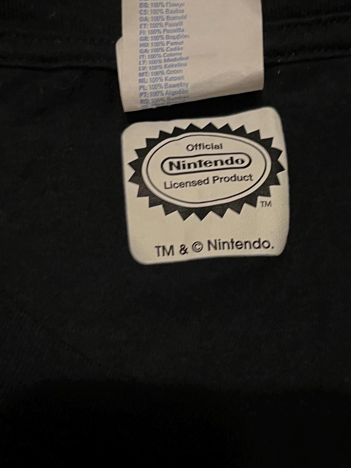Nintendo Super Mario Characters Graphic T-Shirt Black Size Large Size ONE SIZE - 4 Thumbnail