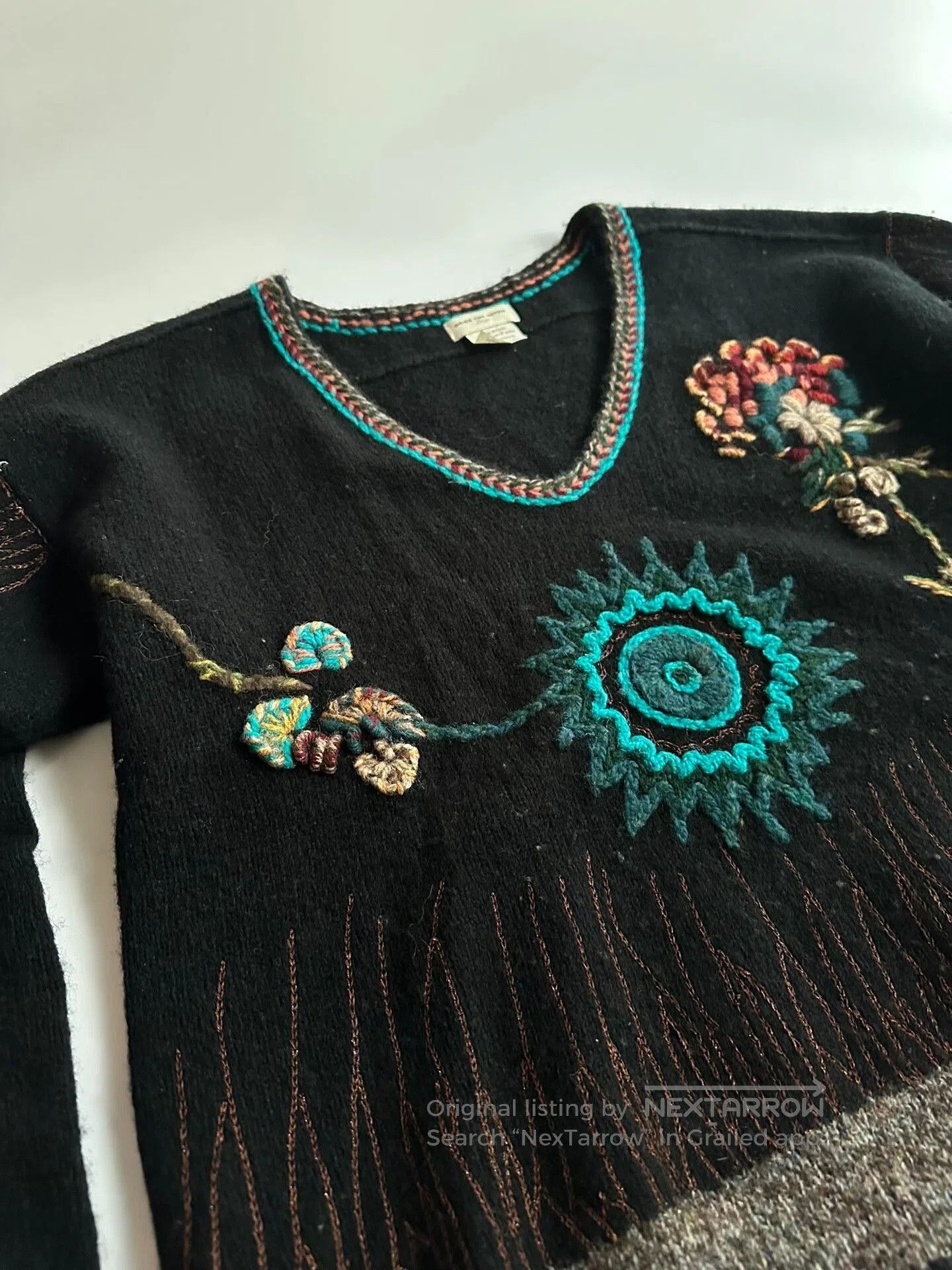 Dries Van Noten Dries Van Noten V-Neck Sweater for All. Size L / US 10 / IT 46 - 2 Thumbnail