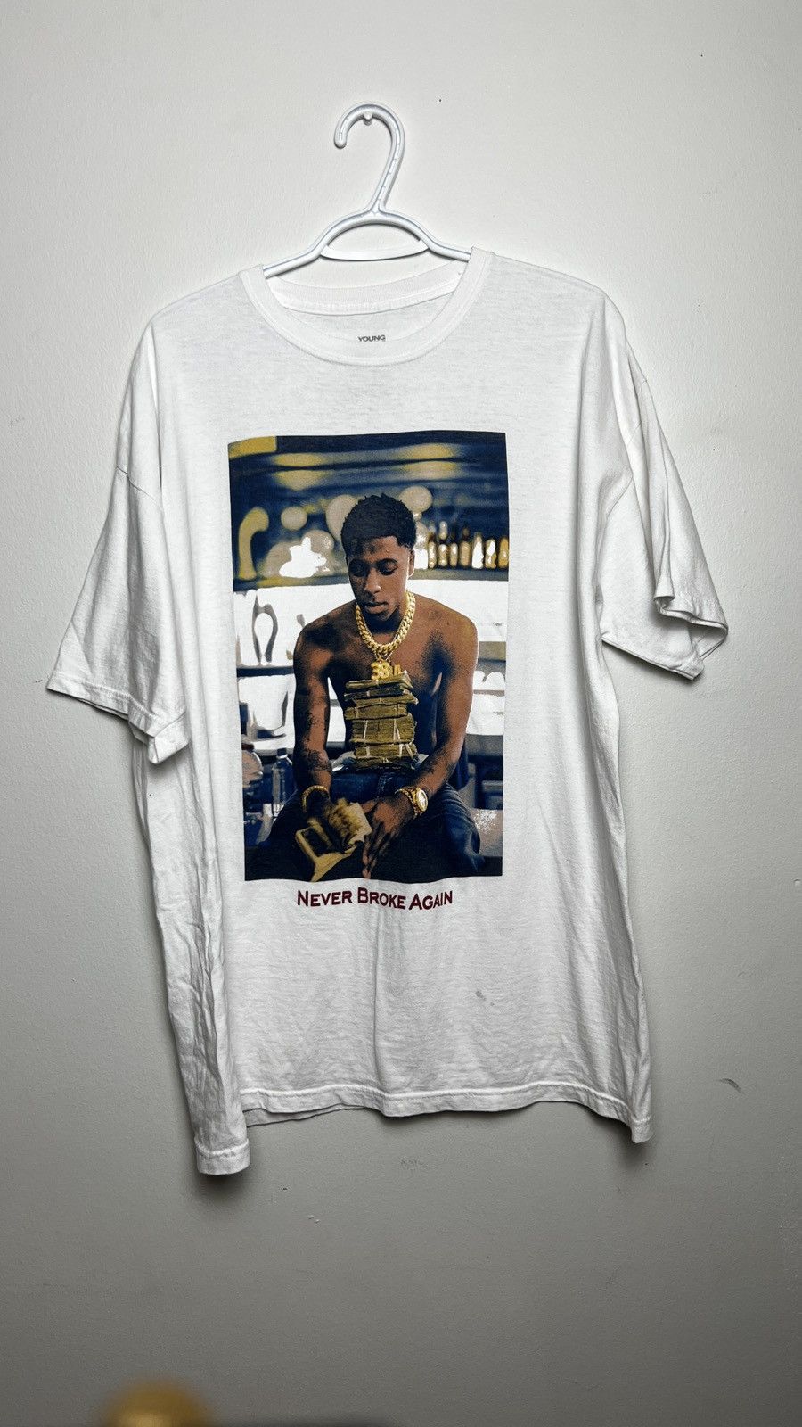 Rap Tees × Vintage NBA Youngboy Vintage Tee Size US XL / EU 56 / 4 - 1 Thumbnail