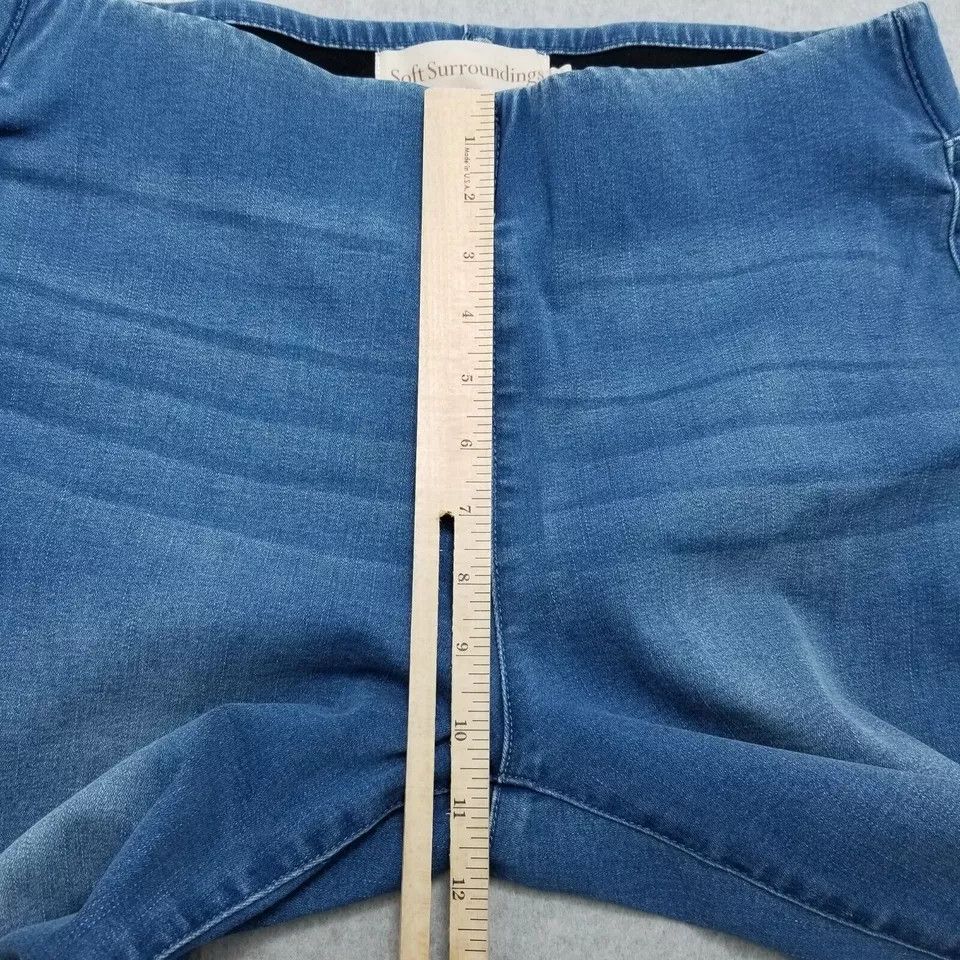 Other Soft Surroundings Jeans Womens Medium Flared Mid Rise 34x30 Size 34" / US 12 / IT 48 - 5 Thumbnail