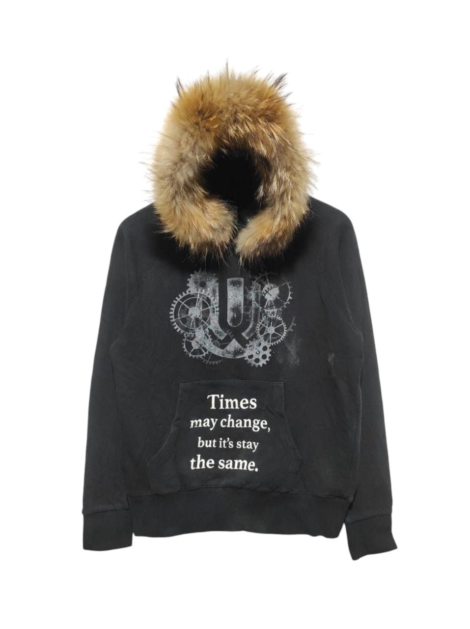 Japanese Brand Uver World fur hoodie ifsix LGB style Size US S / EU 44-46 / 1 - 1 Thumbnail