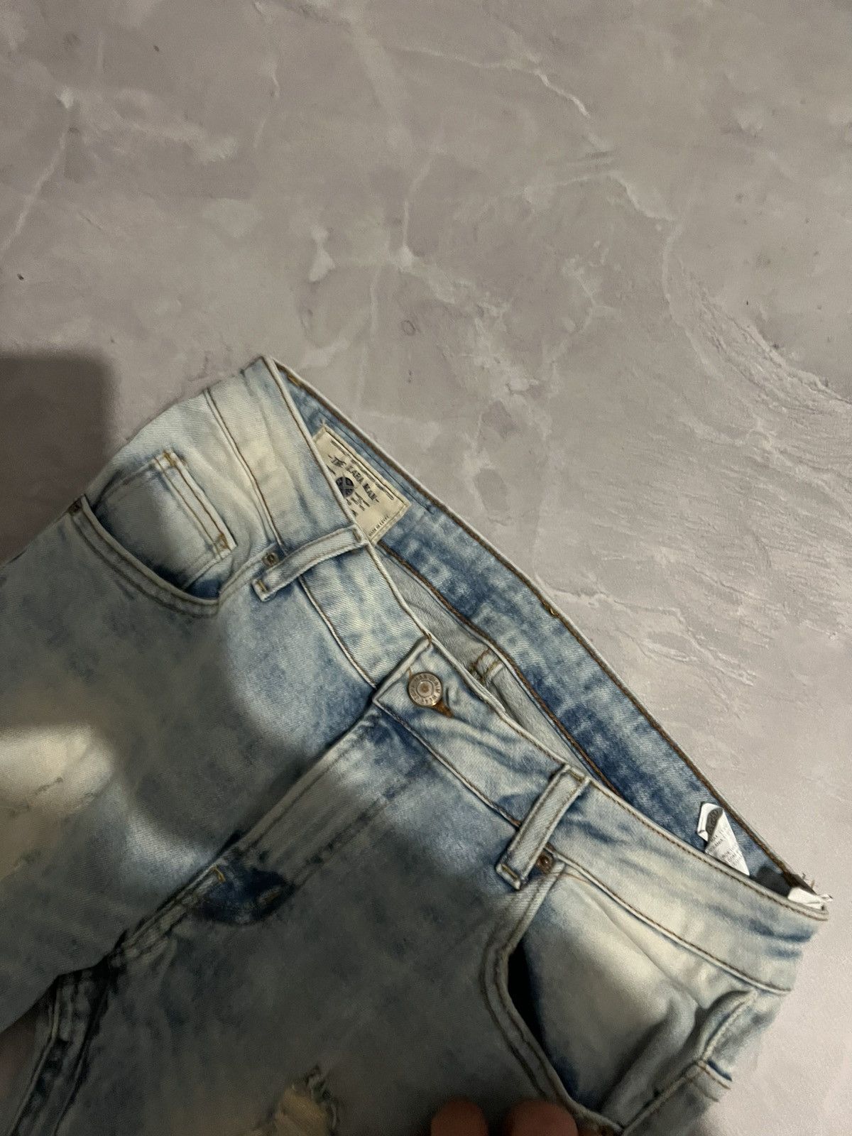 Vintage Vintage Skinny Light Blue Fresh / Balenciaga Style Y2K Size US 30 / EU 46 - 5 Thumbnail
