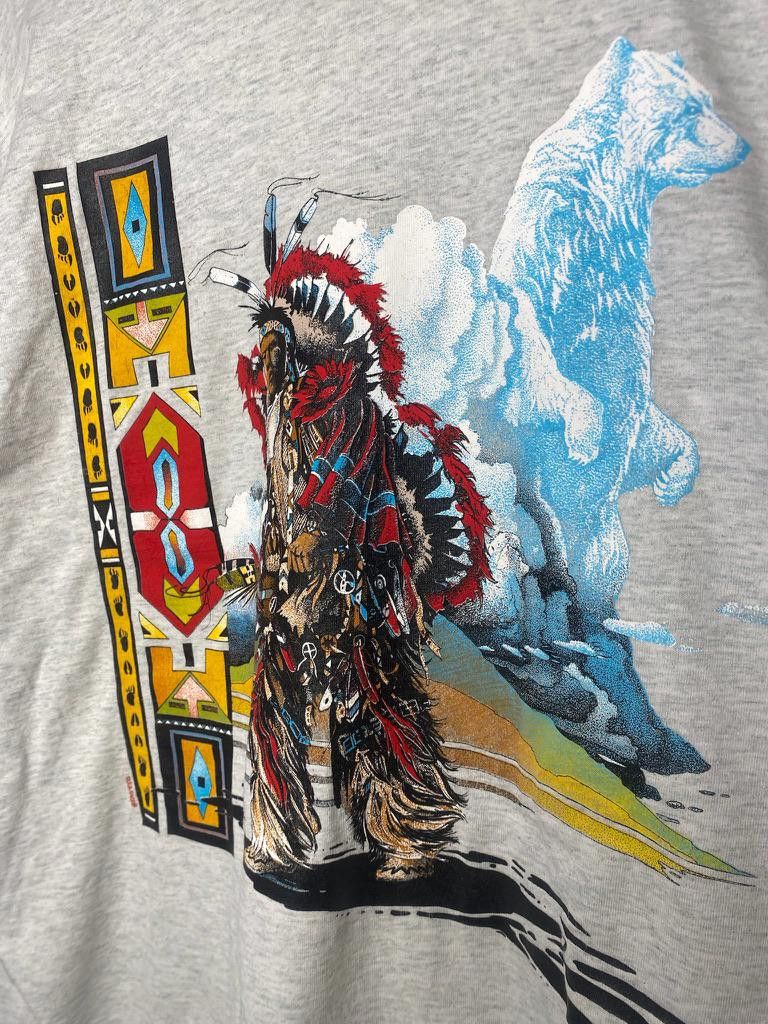 Other Vintage 90s Lionesta PA Destination Tribe Graphic Shirt L Size US L / EU 52-54 / 3 - 2 Thumbnail