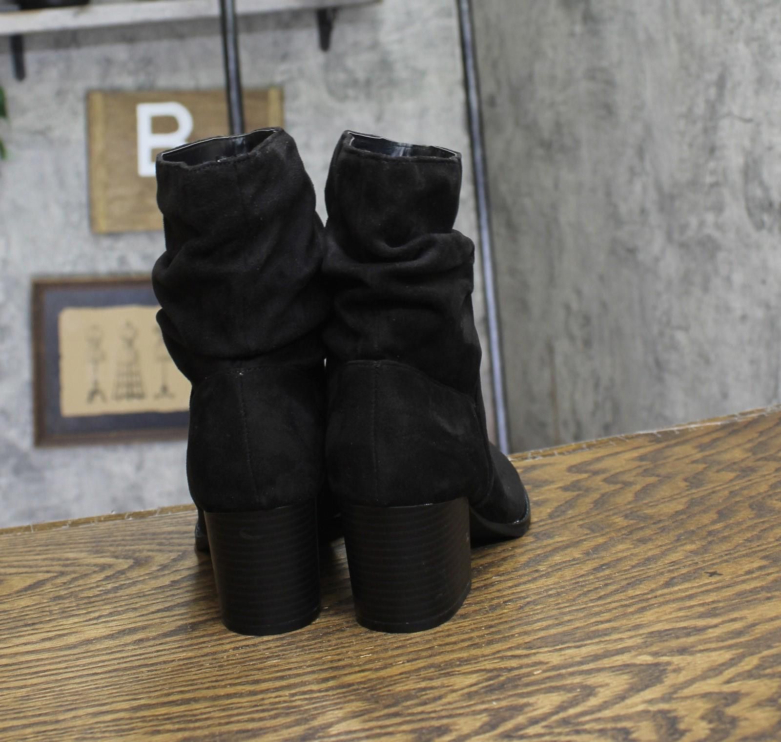 Style & Co Style & Co. Womens Genoviaa Scrunch Booties Black 6m Size US 6 / IT 36 - 4 Thumbnail