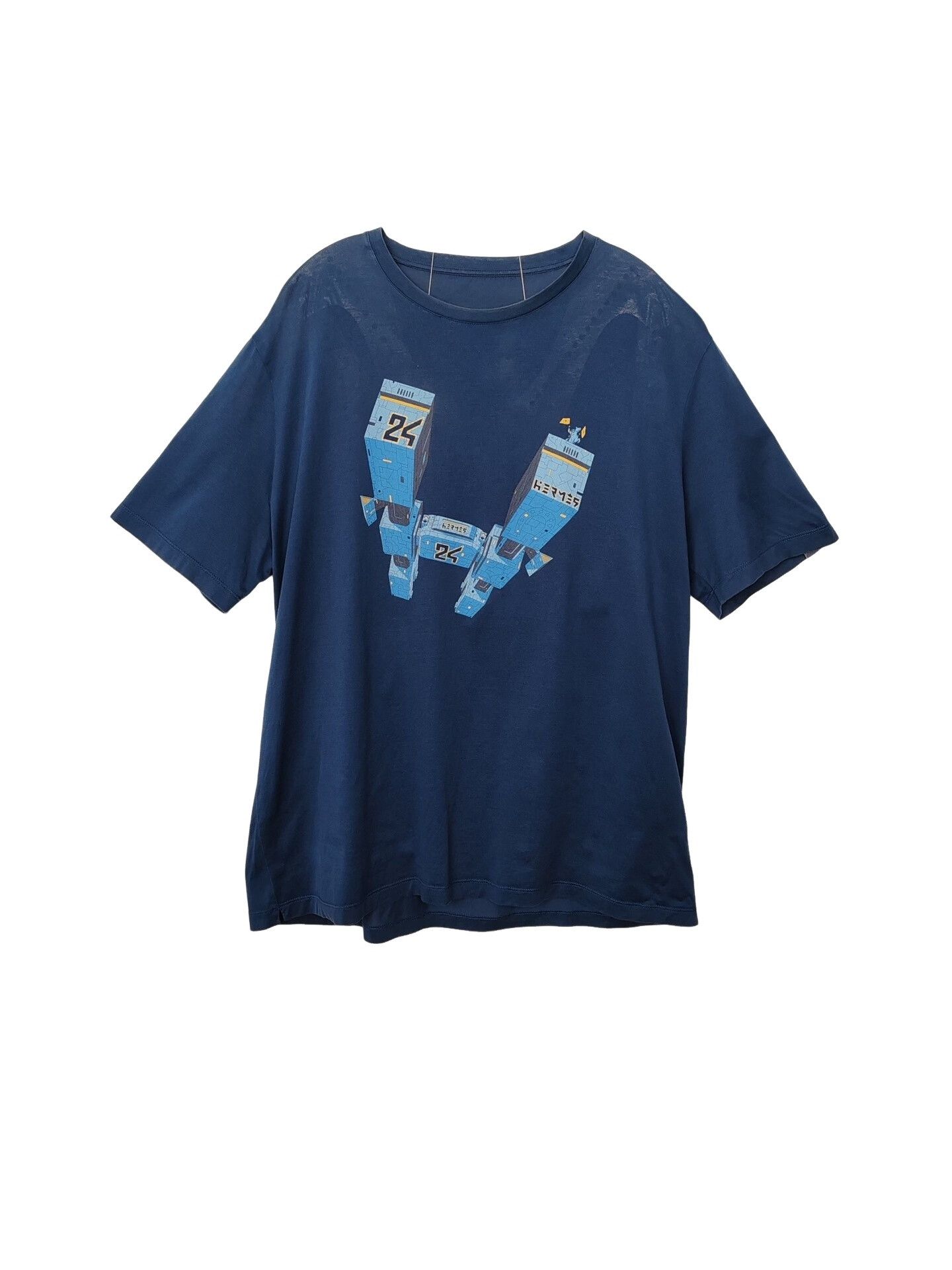 Hermes Hermes Robot Print T-Shirt Size M Size US M / EU 48-50 / 2 - 1 Thumbnail