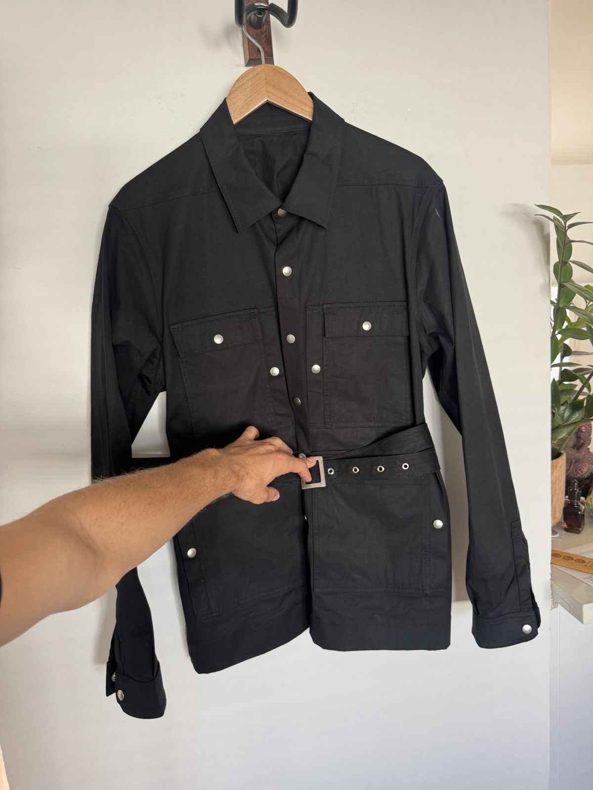Rick Owens Belted coat Size US M / EU 48-50 / 2 - 1 Thumbnail