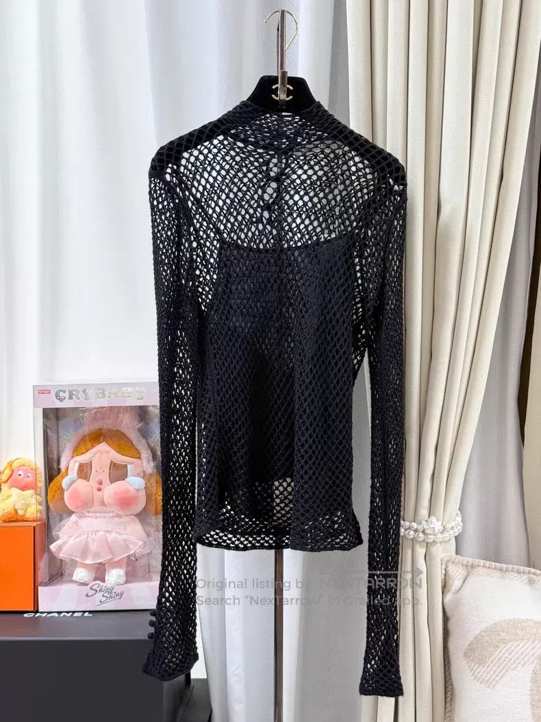 Dior Dior Hollow-inted long-sleeved knit Size XS / US 0-2 / IT 36-38 - 1 Thumbnail