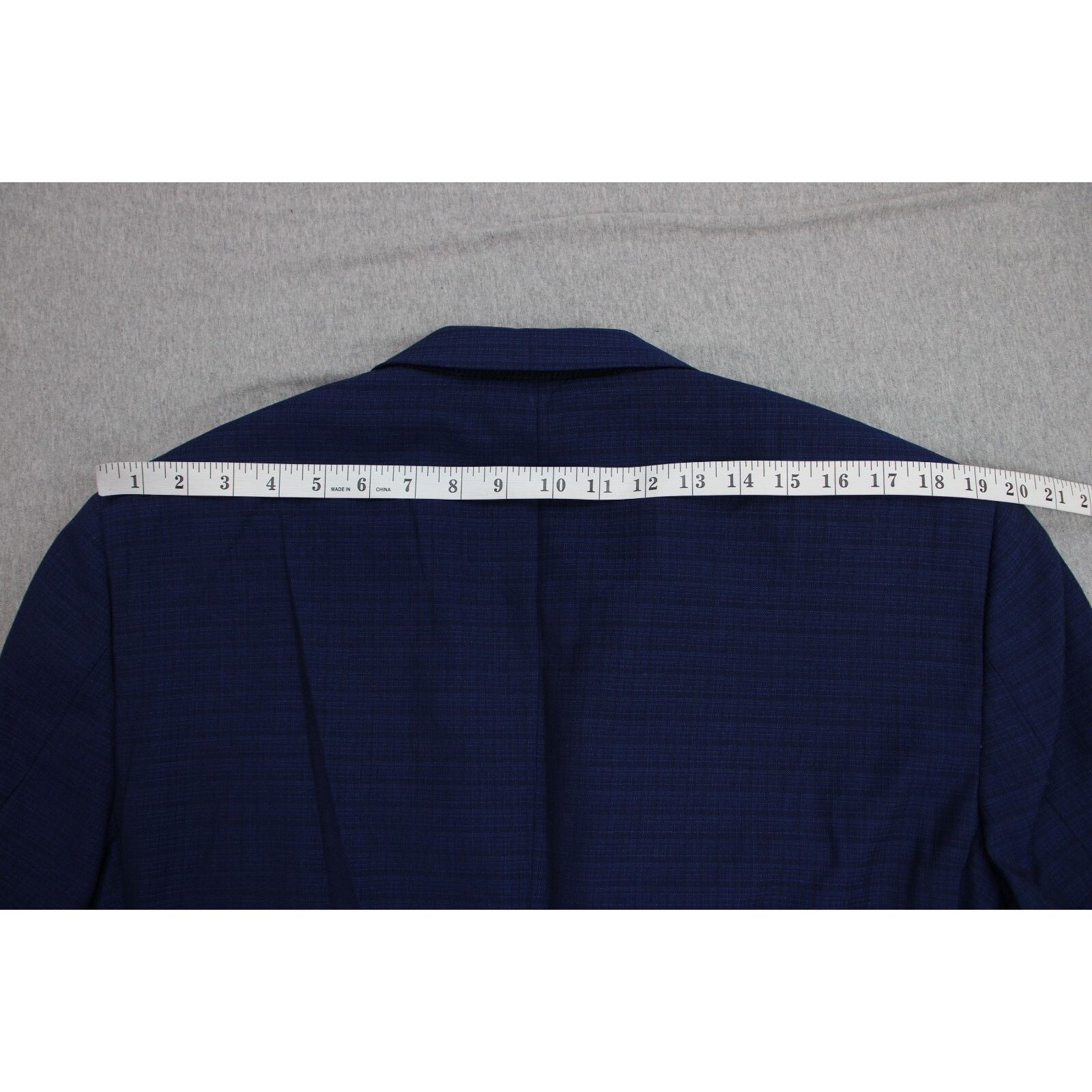 Suitsupply Max Davoli Blazer Mens 46R Blue Plaid Wool 2 Button Size 46R - 9 Thumbnail