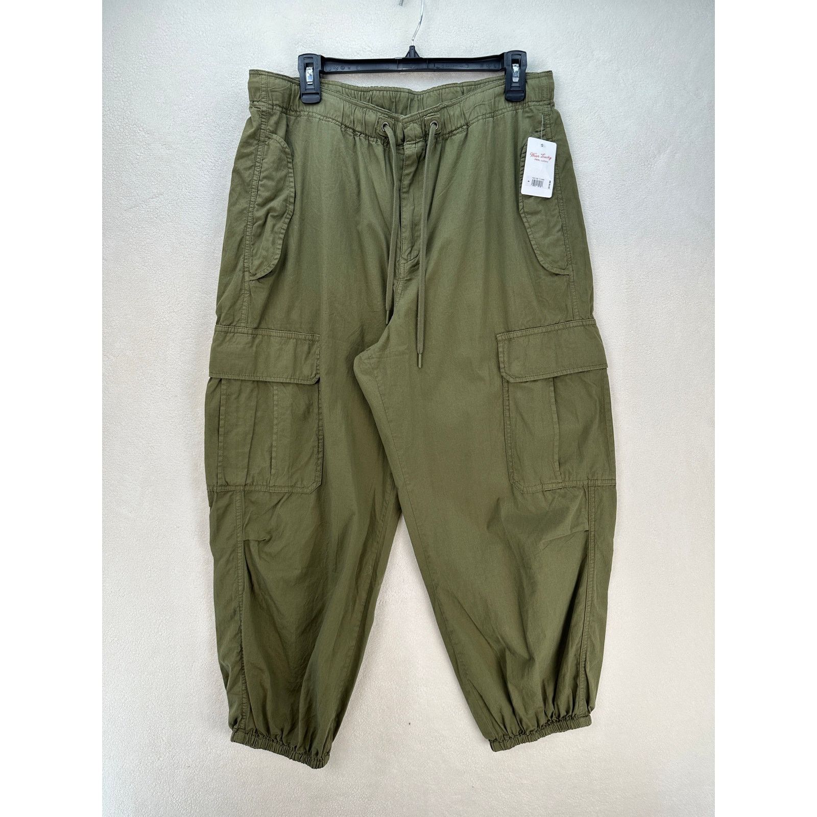 Lucky Brand LUCKY BRAND WOMEN'S 8 PARATROOPER CARGO PANTS WIDE LEG MILIT Size 30" / US 8 / IT 44 - 1 Thumbnail