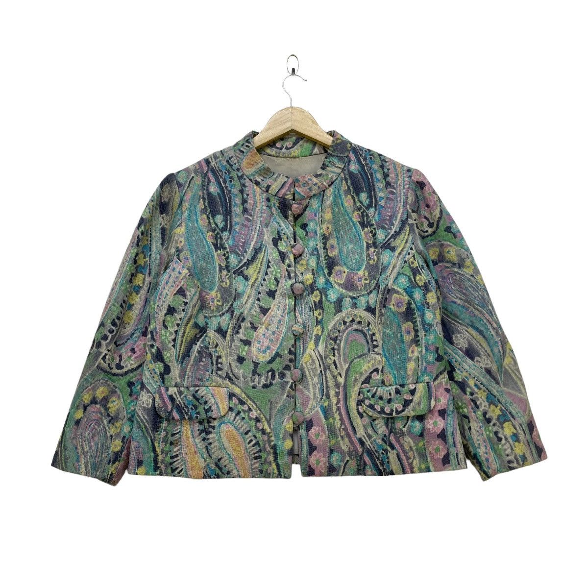Japanese Brand Japanese Brand ART Paisley Full Print Chinese Jacket Size M / US 6-8 / IT 42-44 - 1 Thumbnail