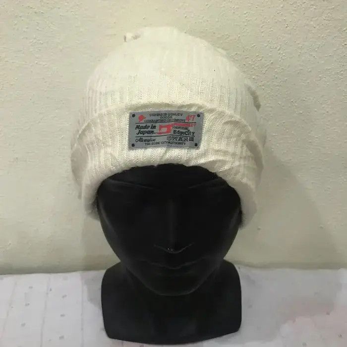 Japanese Brand Japanese Brand Nippon Plain Beanie Hat Size ONE SIZE - 2 Thumbnail