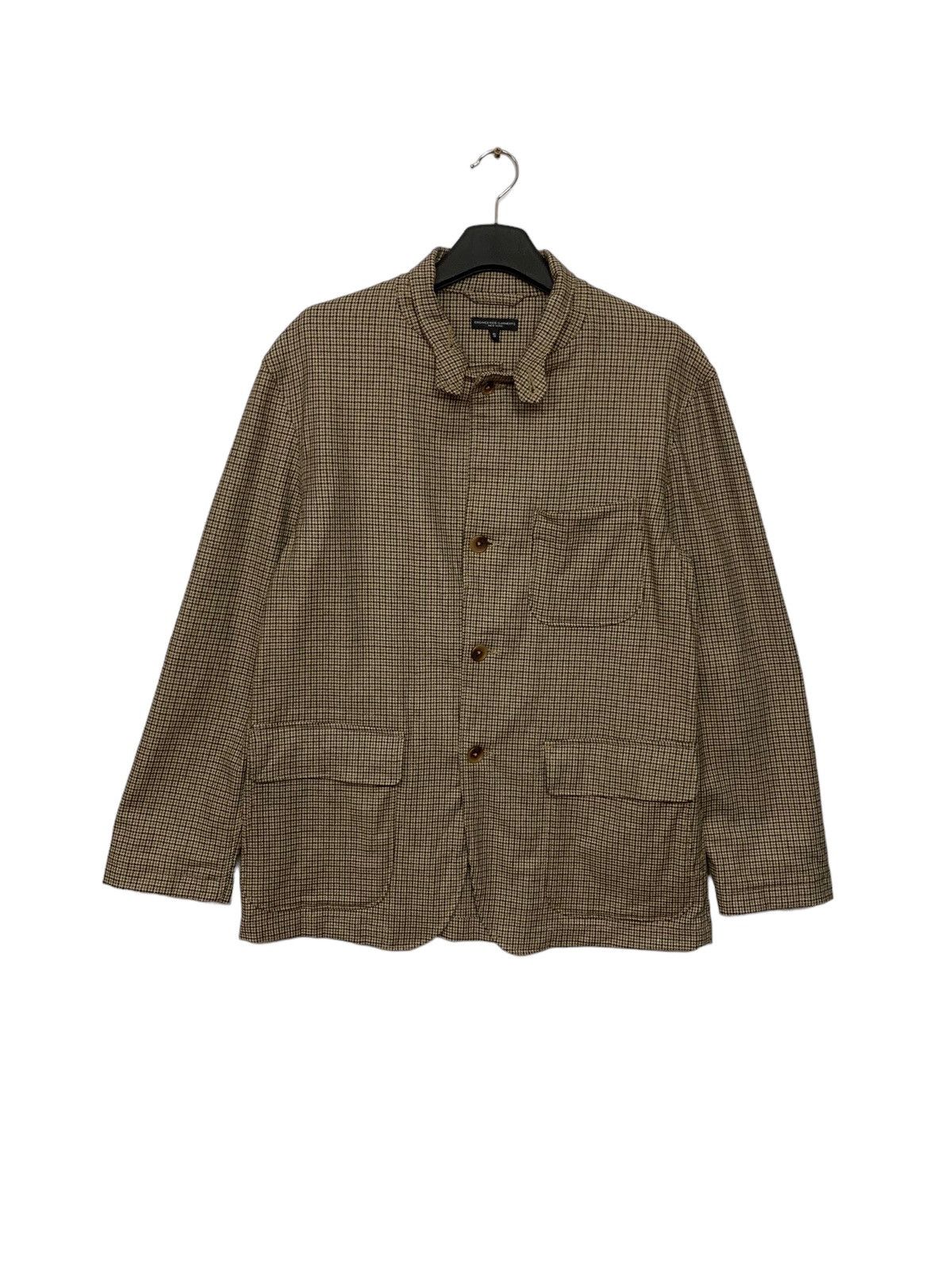 image of Engineered Garments New York Button Up Jacket in Brown, Men's (Size Small)