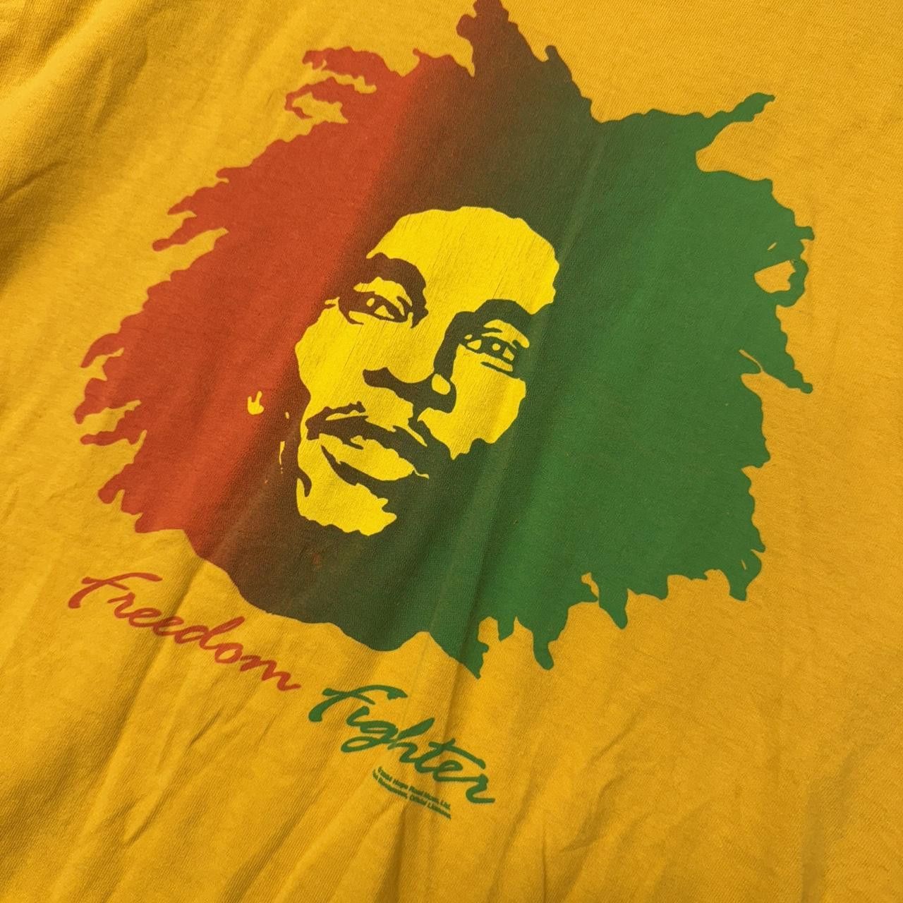 Vintage Vintage Bob Marley Freedom Fighter Tee Shirt Large Size US L / EU 52-54 / 3 - 2 Thumbnail