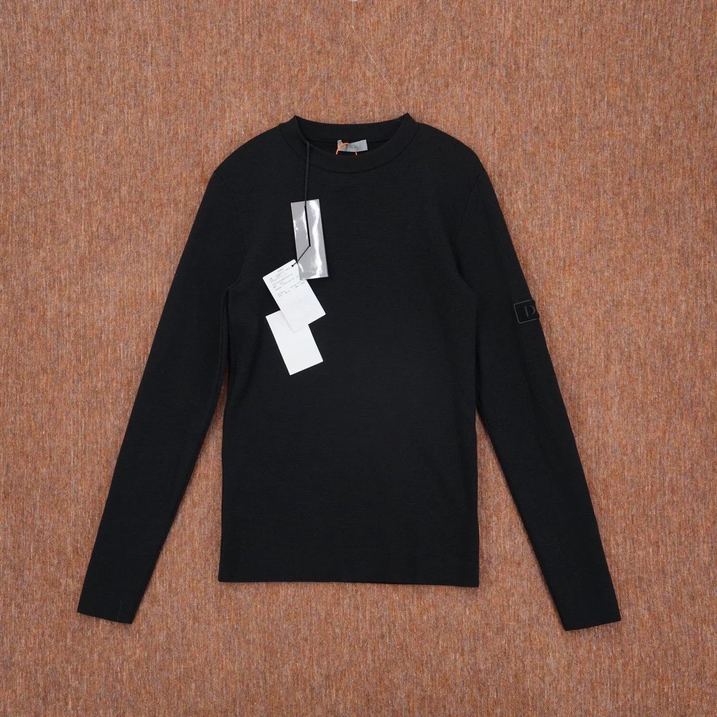 Dior DIOR Embroidered Cuff Cashmere Sweater Size XS / US 0-2 / IT 36-38 - 1 Thumbnail